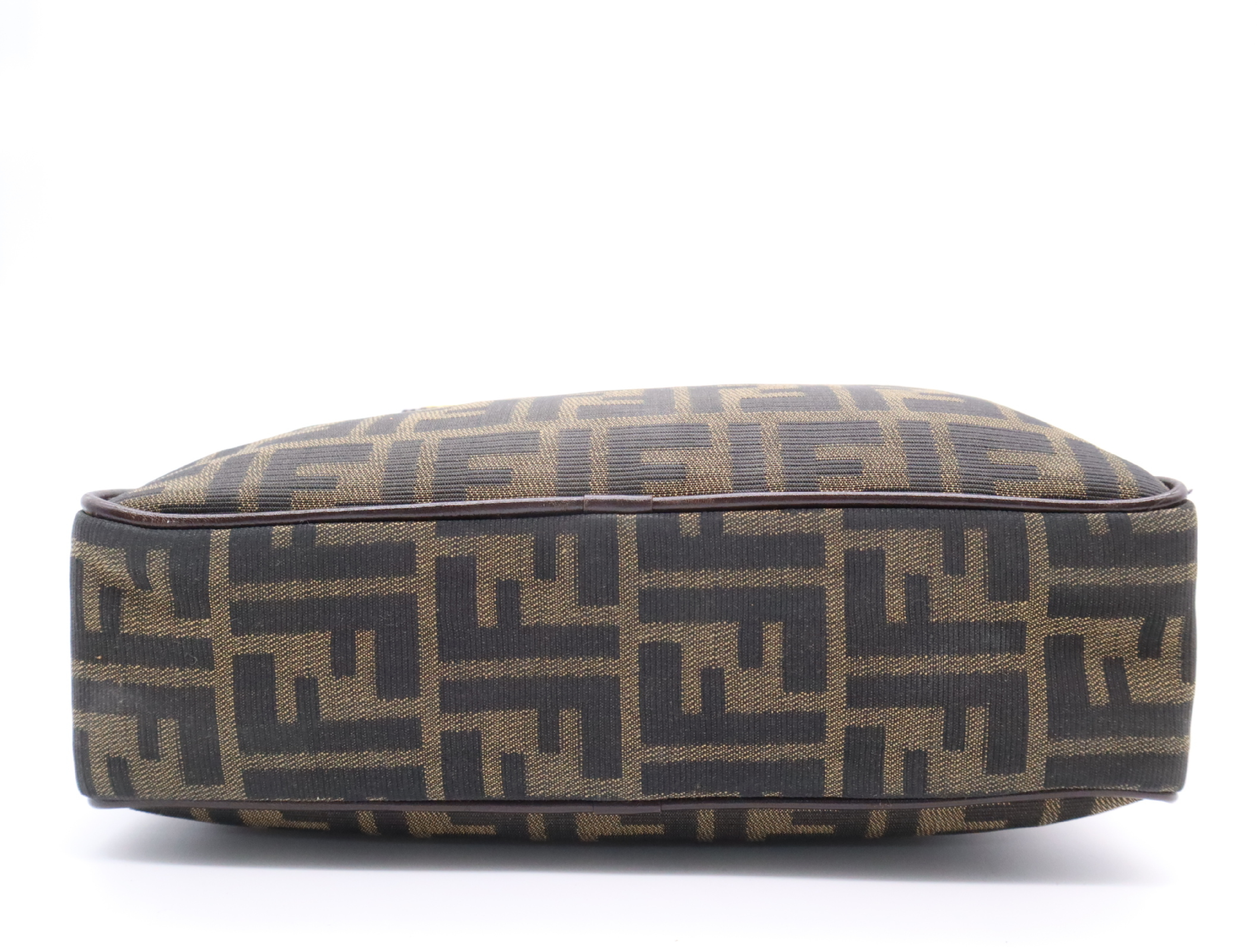 Canvas Zucca Khaki Handbag — view 4