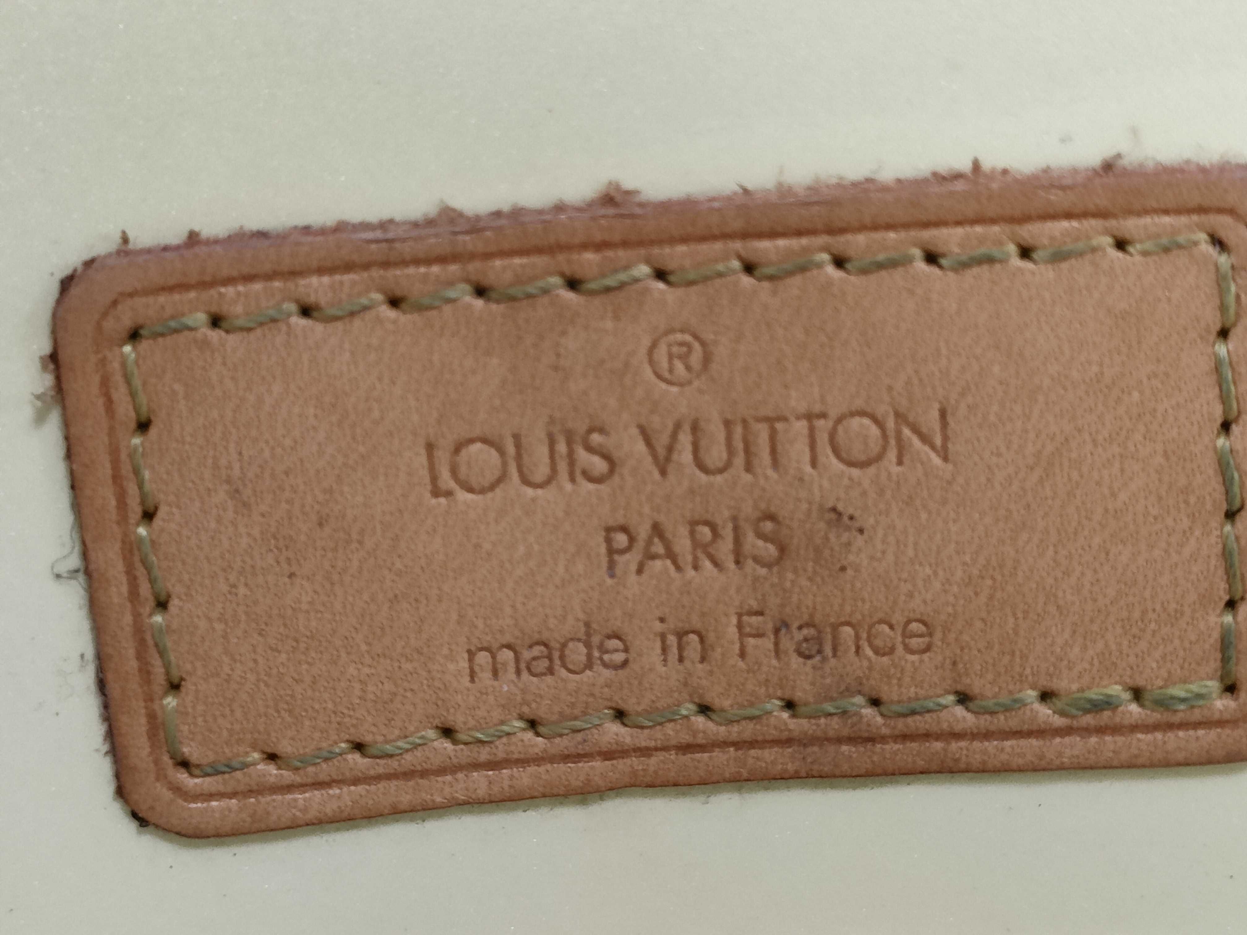 Vernis Louis Vuitton Vernis Lead PM Handbag Yellow *Internal stains and mold M91307 TH0055 Handbag — view 11