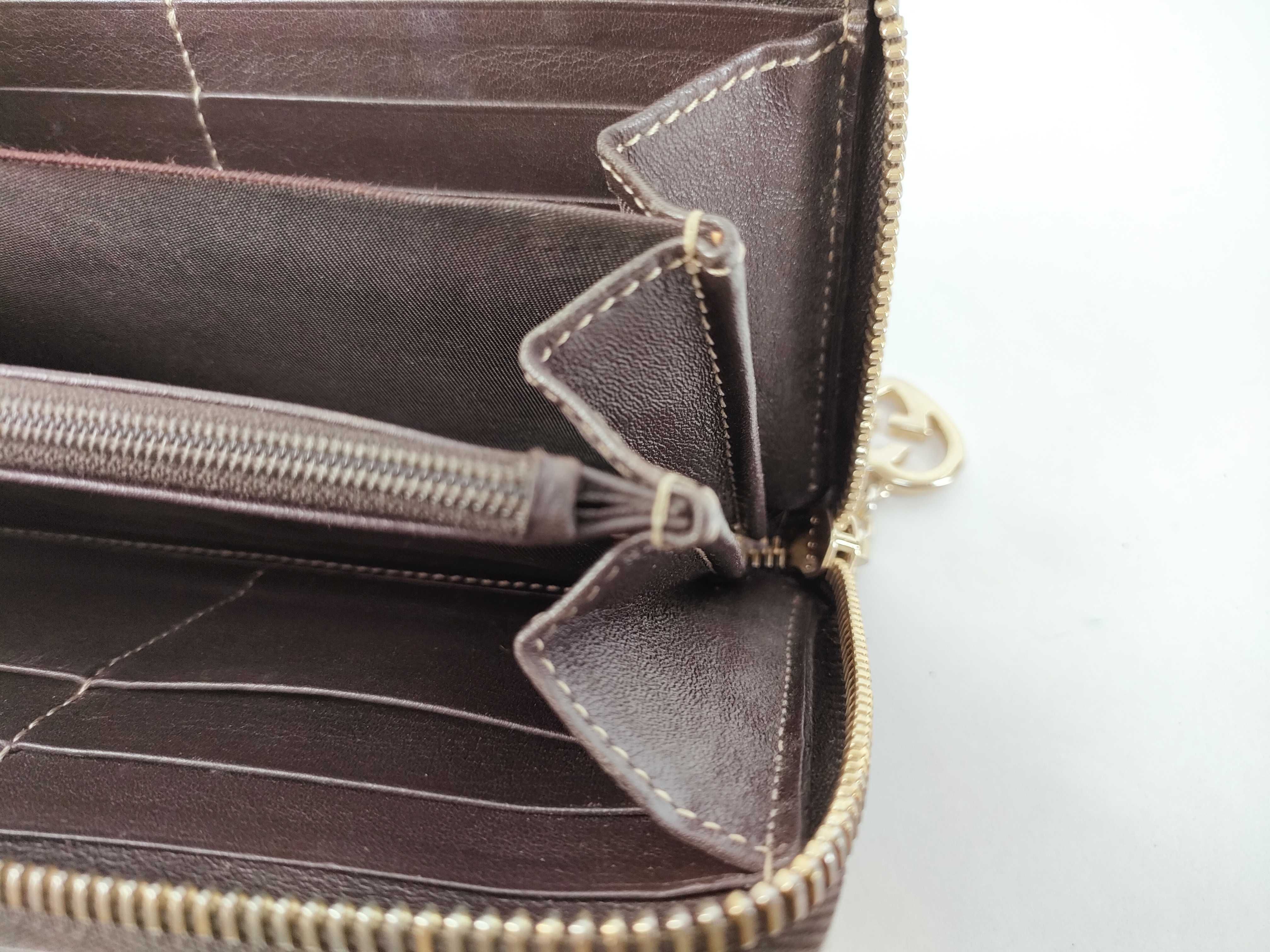 GG Canvas Long Wallet, Round Zipper Wallet — view 11