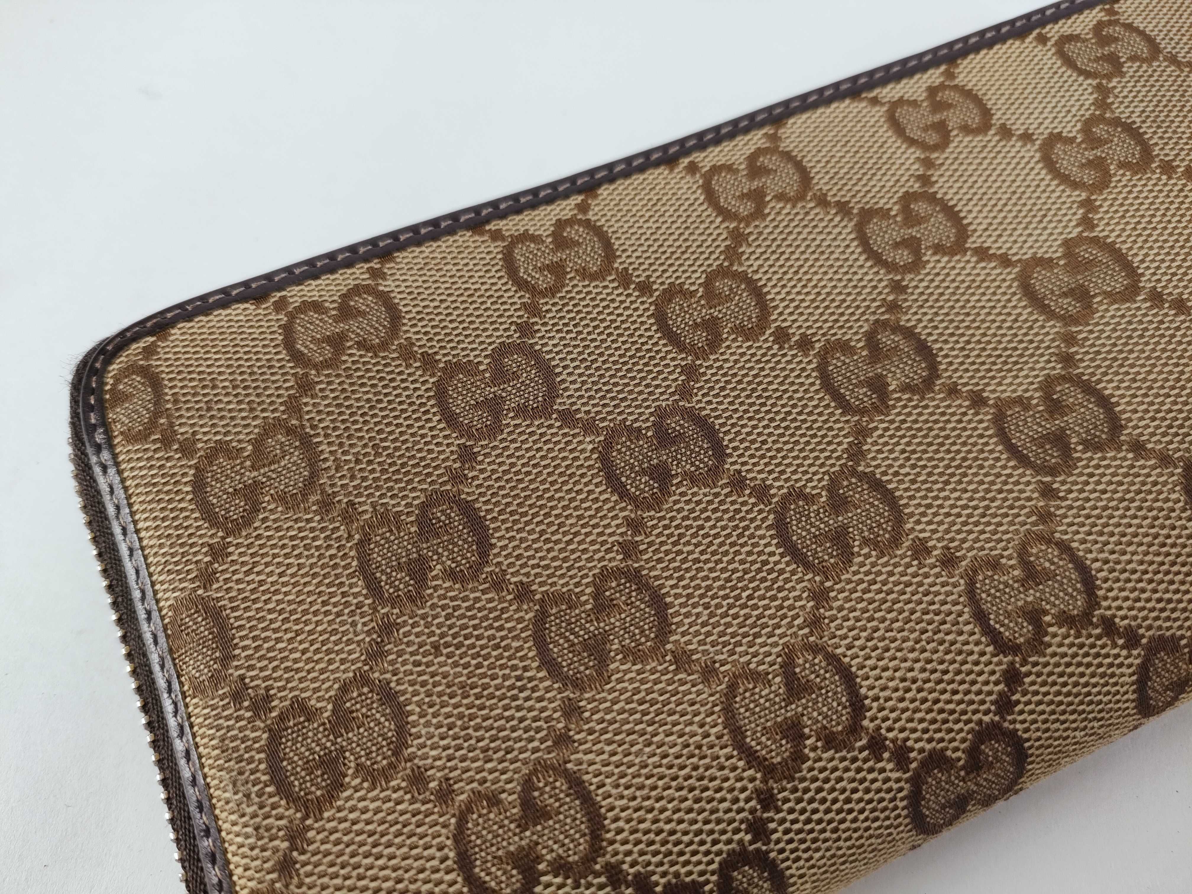 GG Canvas Long Wallet, Round Zipper Wallet — view 14