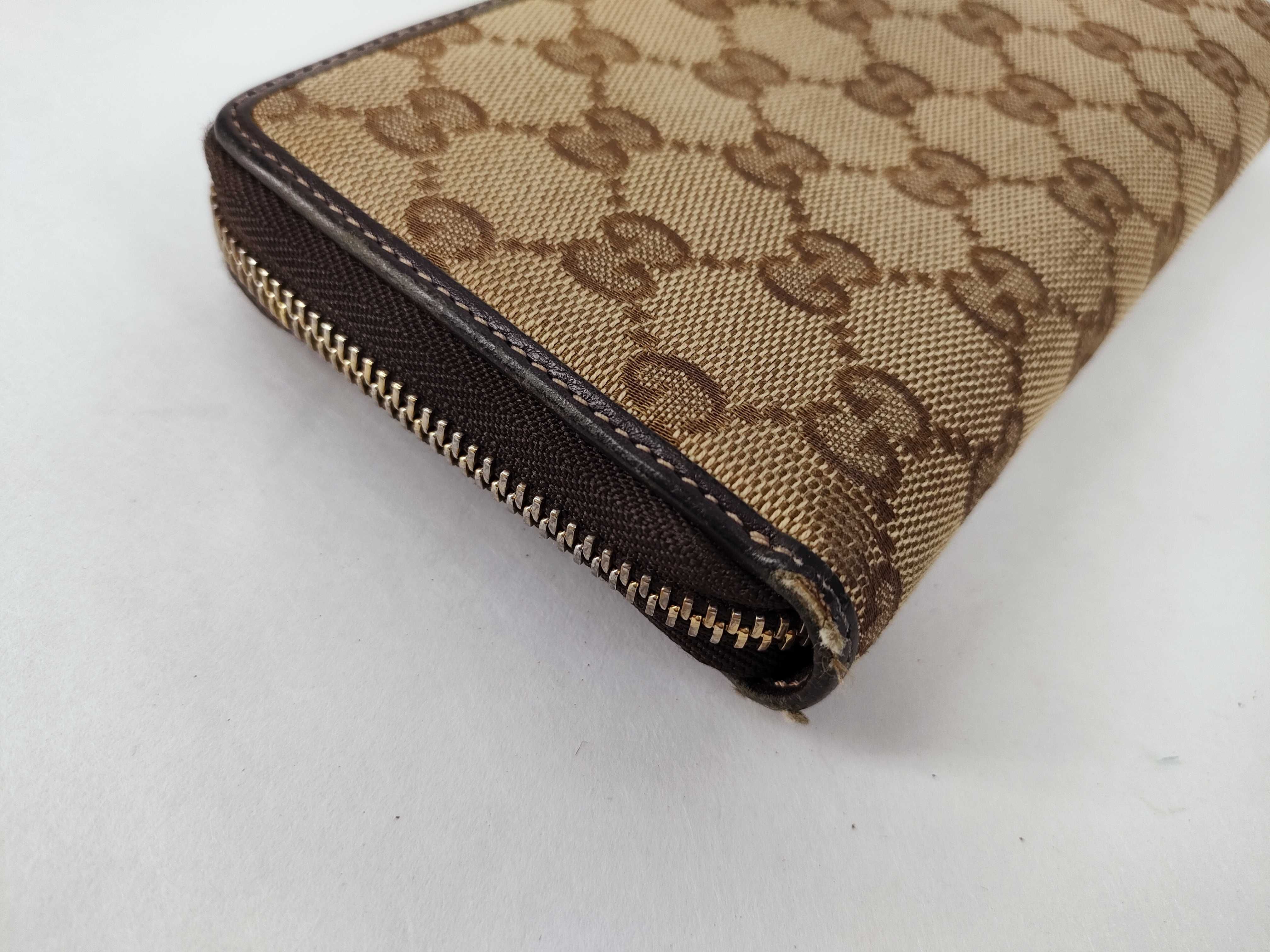 GG Canvas Long Wallet, Round Zipper Wallet — view 3