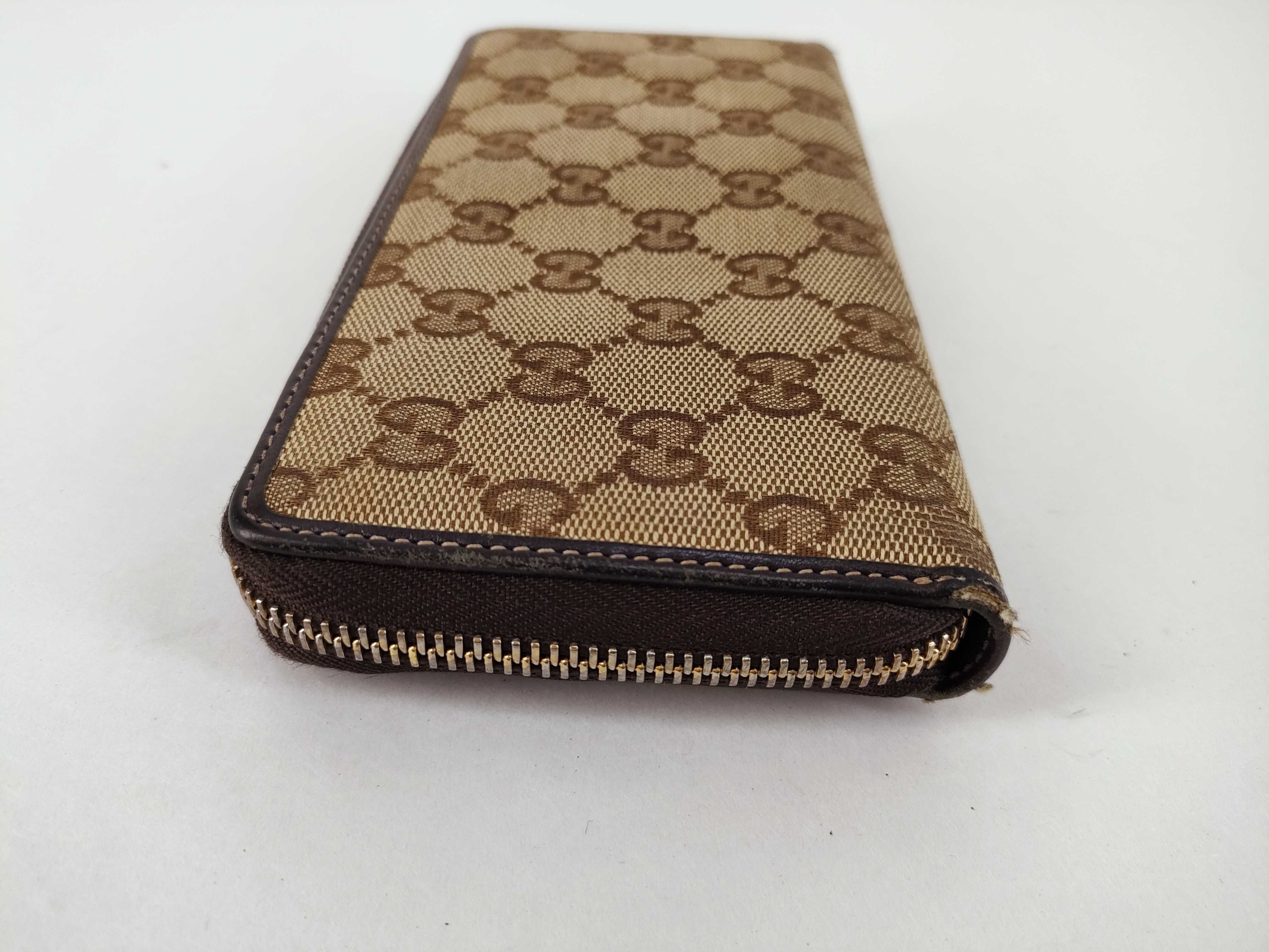 GG Canvas Long Wallet, Round Zipper Wallet — view 4