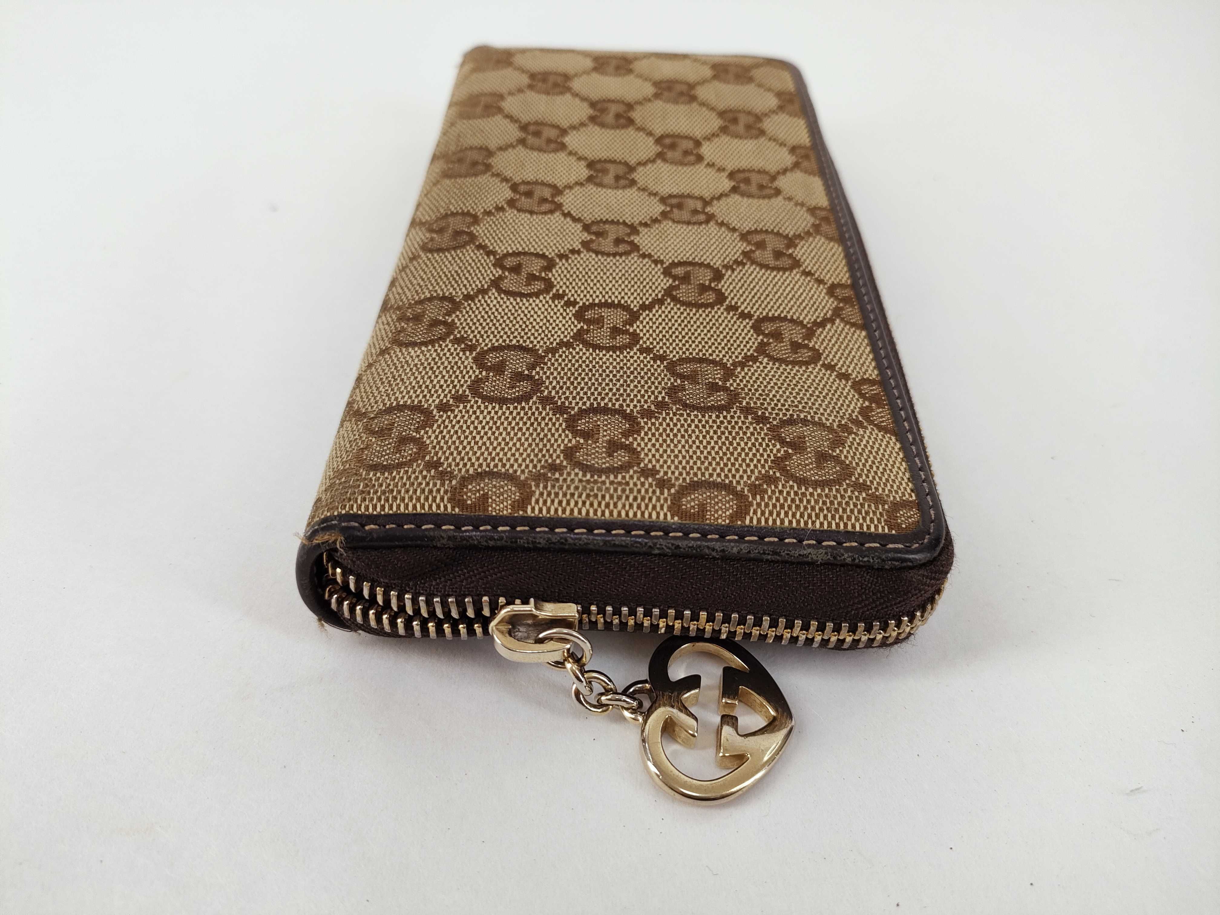 GG Canvas Long Wallet, Round Zipper Wallet — view 6