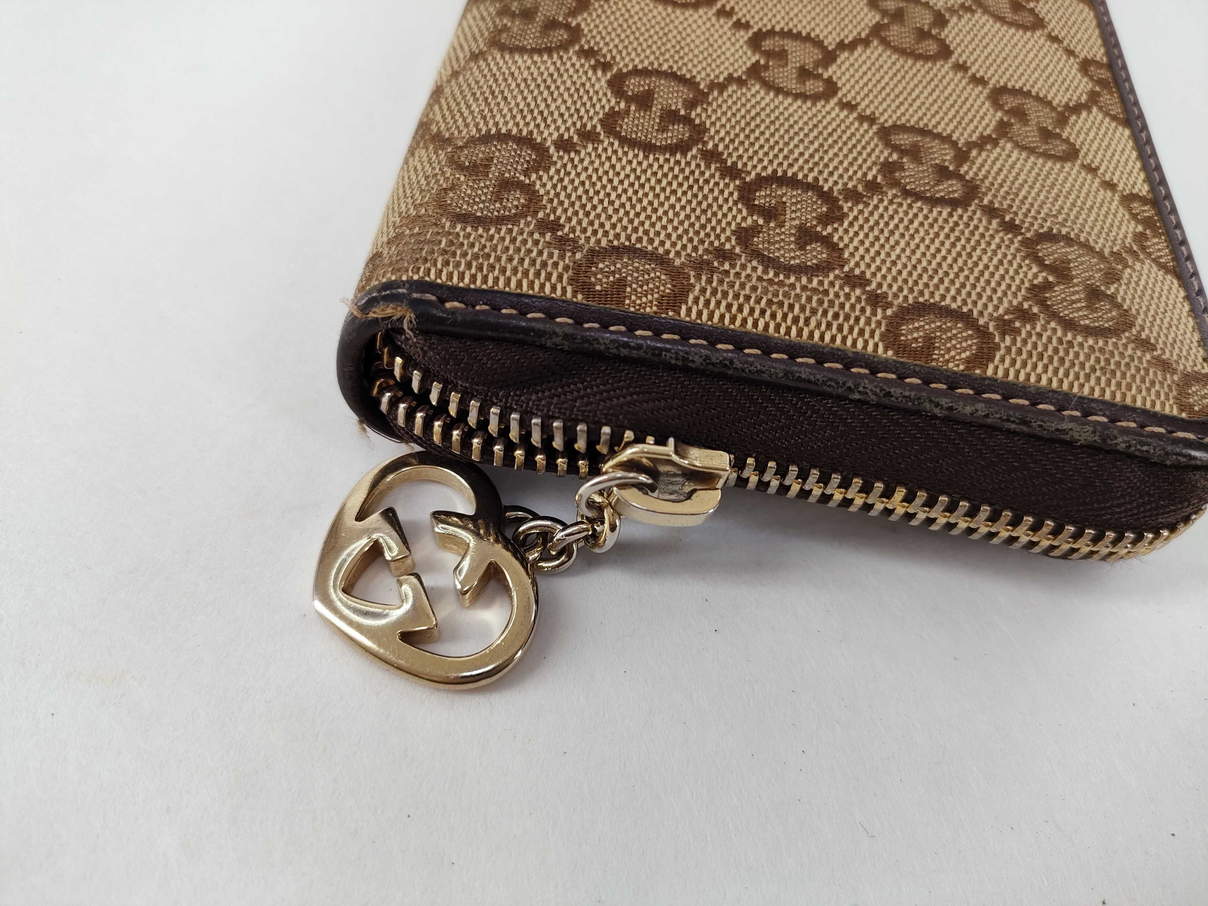 GG Canvas Long Wallet, Round Zipper Wallet — view 7