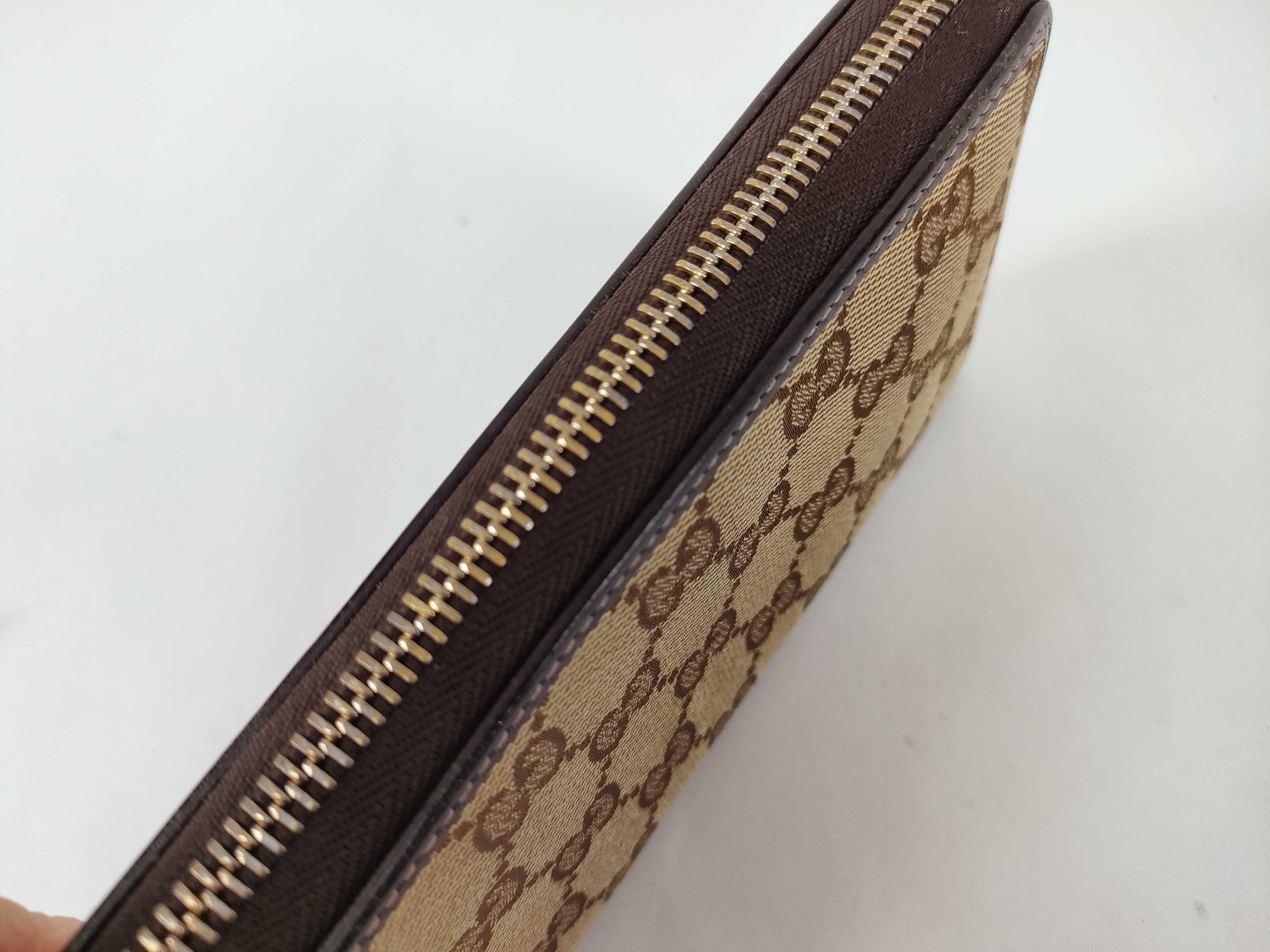GG Canvas Long Wallet, Round Zipper Wallet — view 8