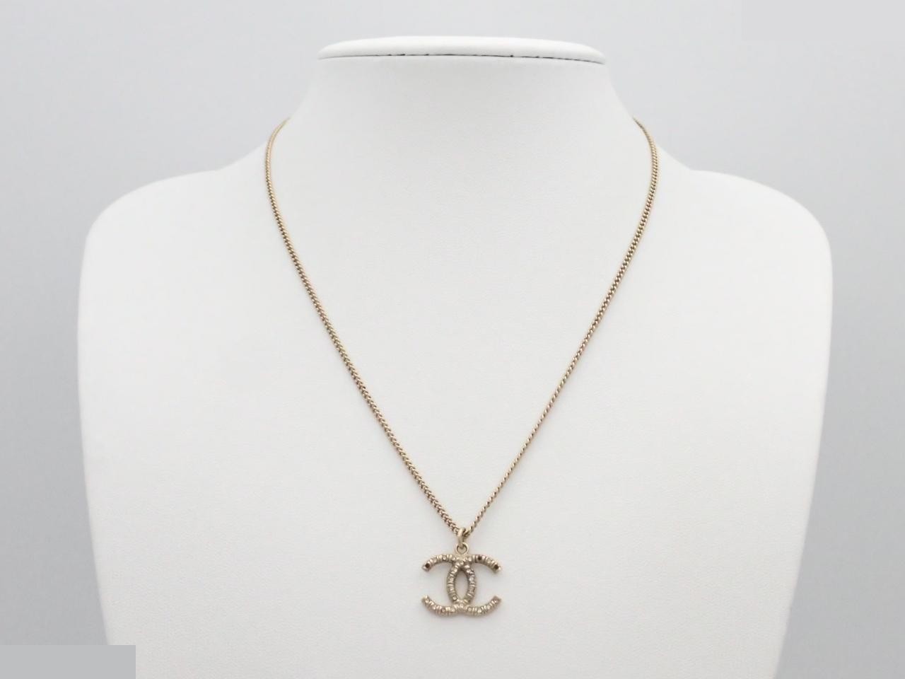 Coco Mark Rhinestone Chain (approx. 43cm) 08C — view 3