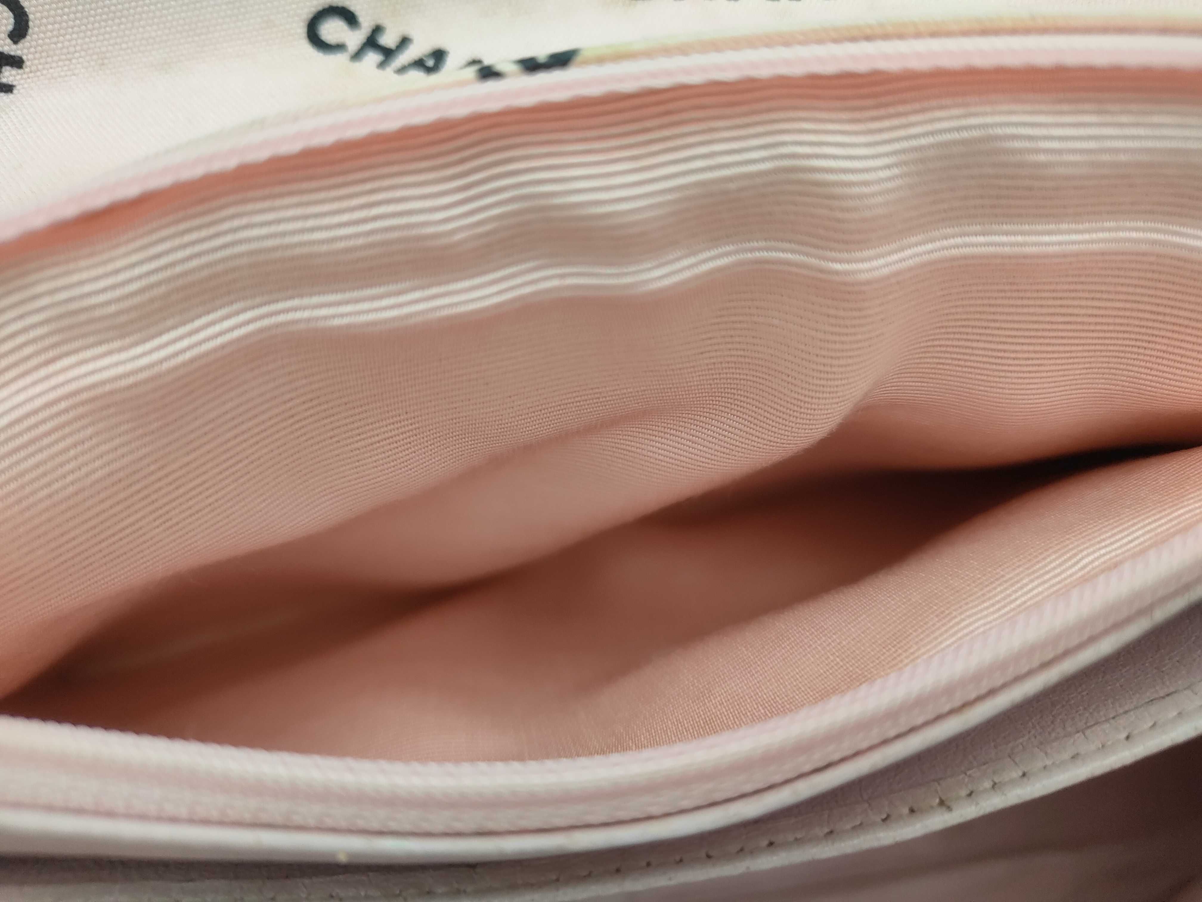 Large Matelassé Cotton Chain Shoulder Bag — view 9