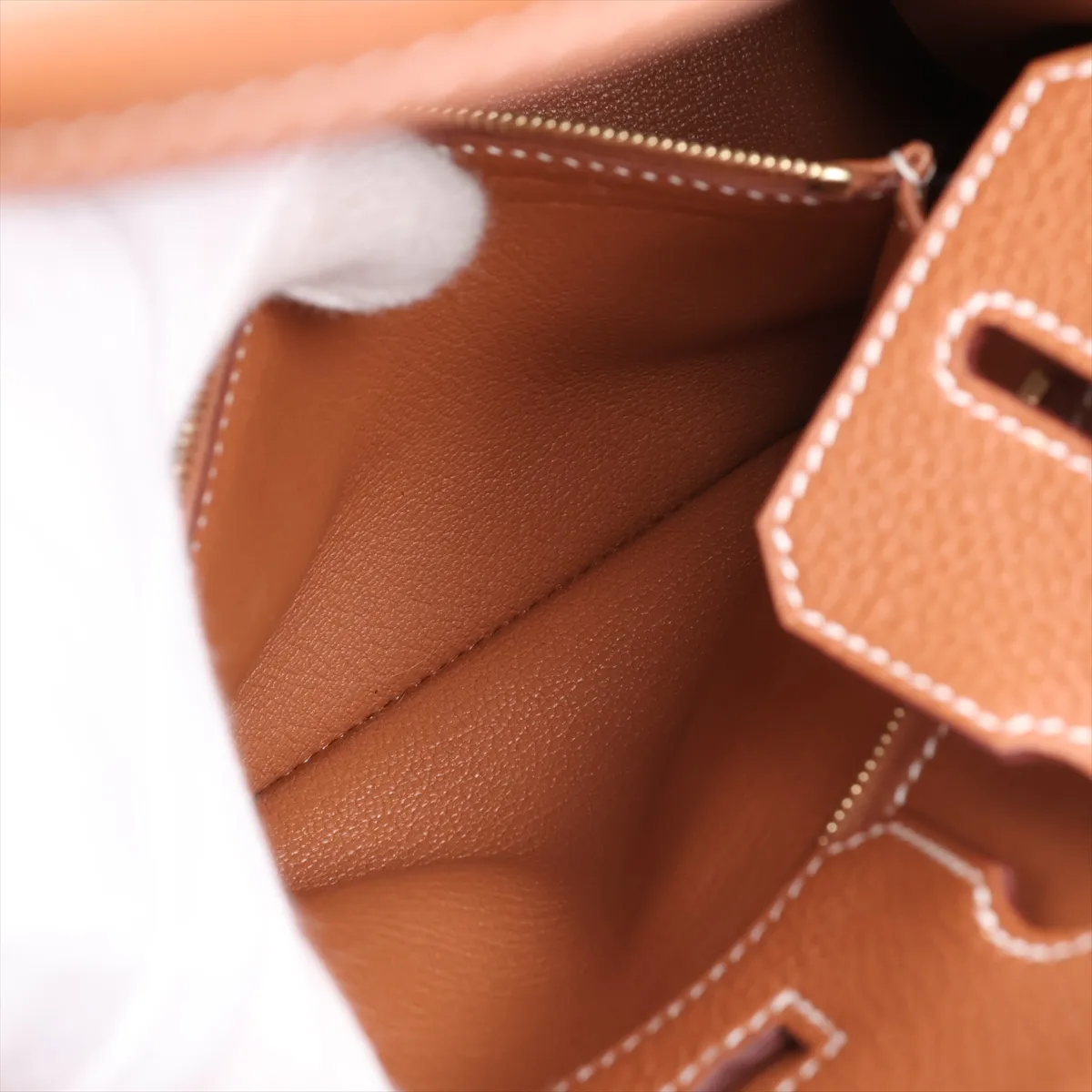 [Individually packaged] Hermes Birkin 25 Letournée Togo Gold Hardware B: 2023 — view 8