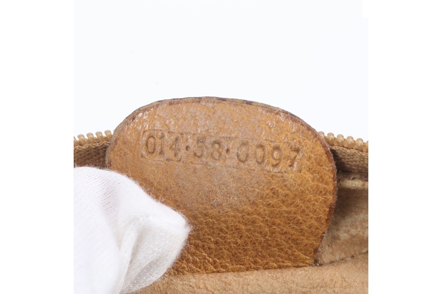 Micro GG 014 58 0097 Leather Second Bag — view 9