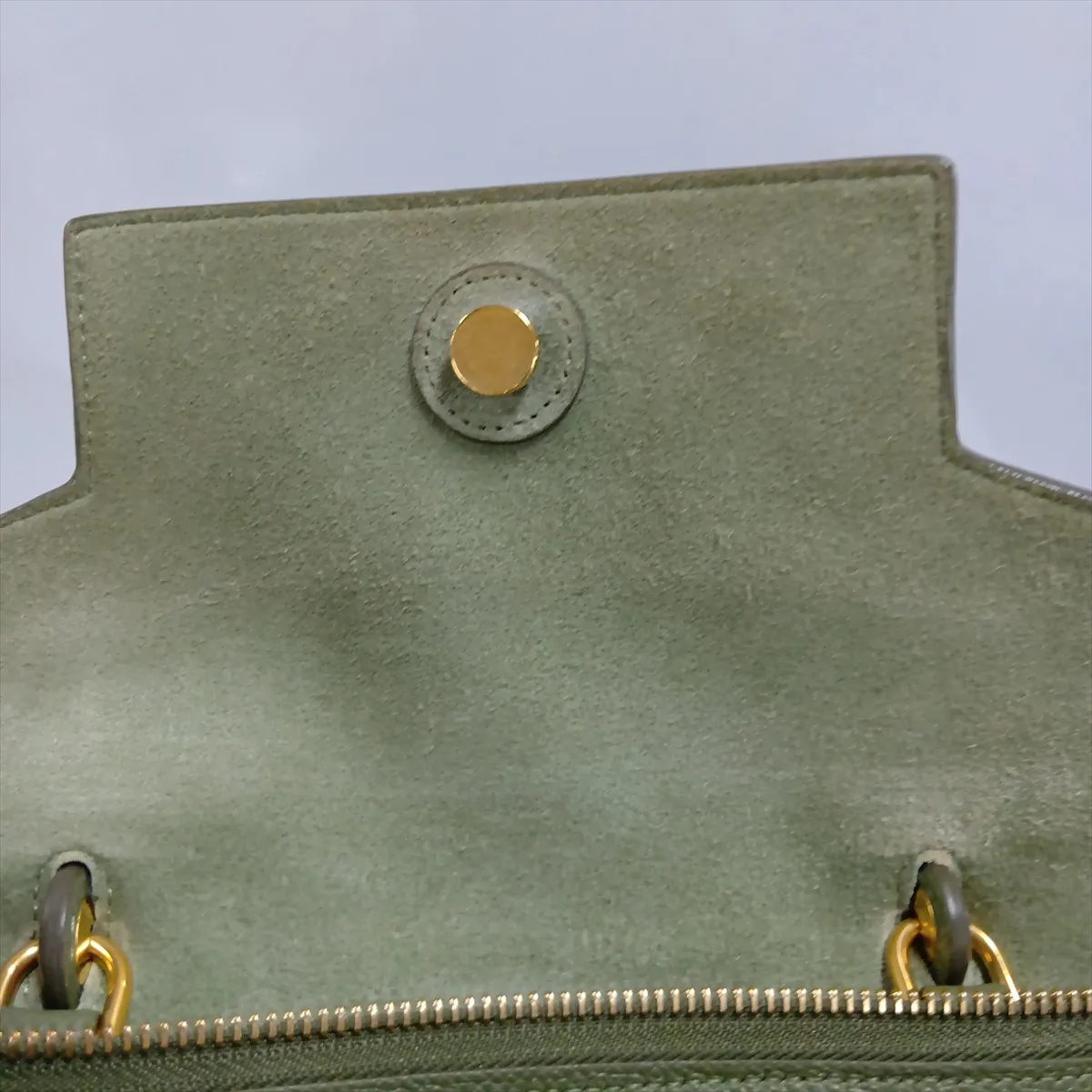 Belt Bag Micro Leather 2-Way Handbag Green — view 13