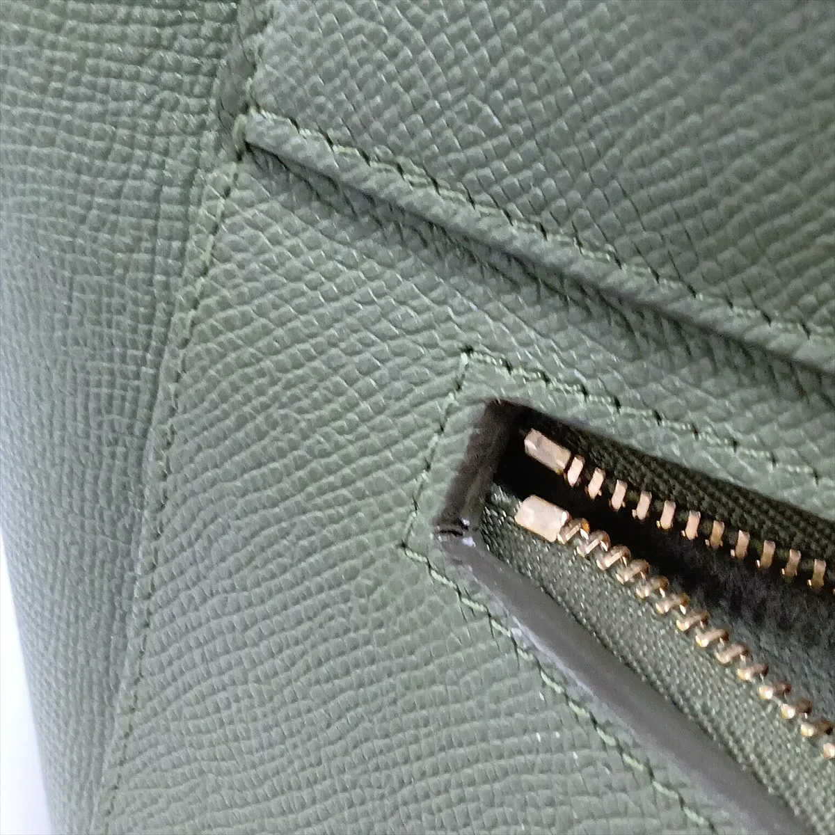 Belt Bag Micro Leather 2-Way Handbag Green — view 14
