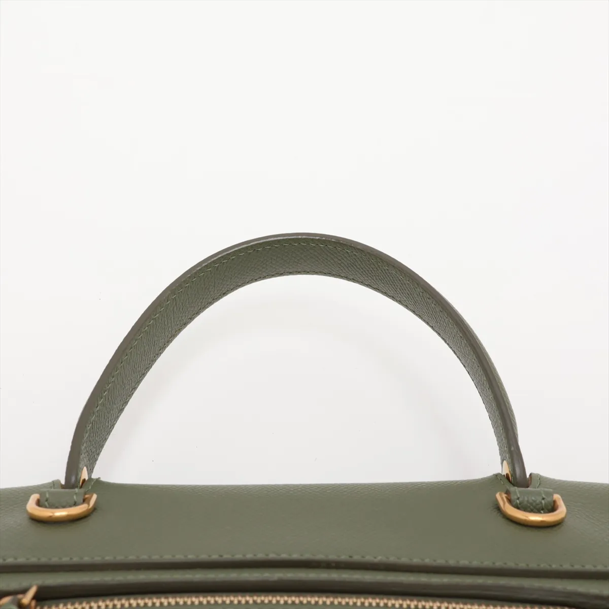Belt Bag Micro Leather 2-Way Handbag Green — view 6