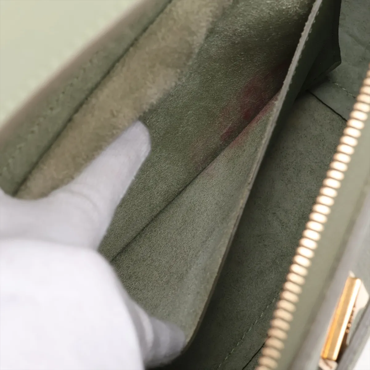 Belt Bag Micro Leather 2-Way Handbag Green — view 9