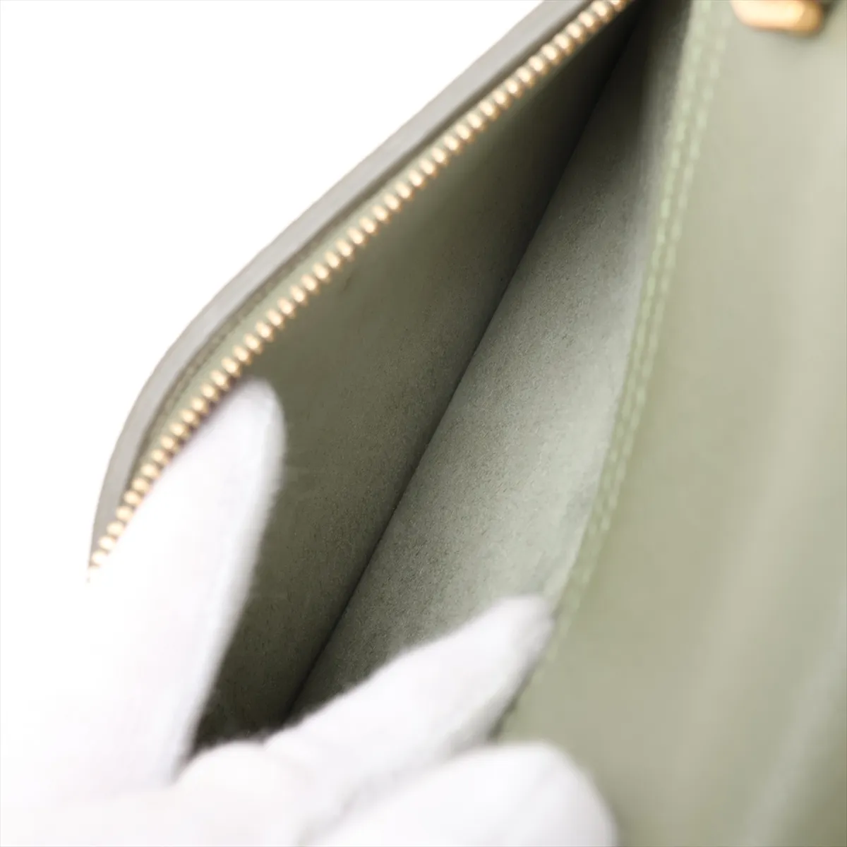 Belt Bag Micro Leather 2-Way Handbag Green — view 10