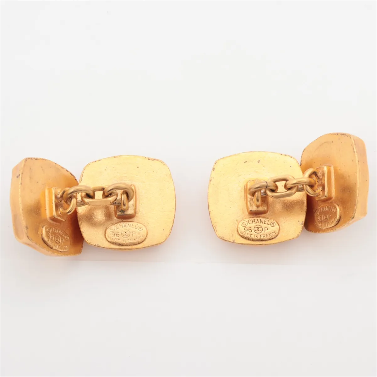 Coco Mark 96P Cufflinks GP Gold x Black — view 2
