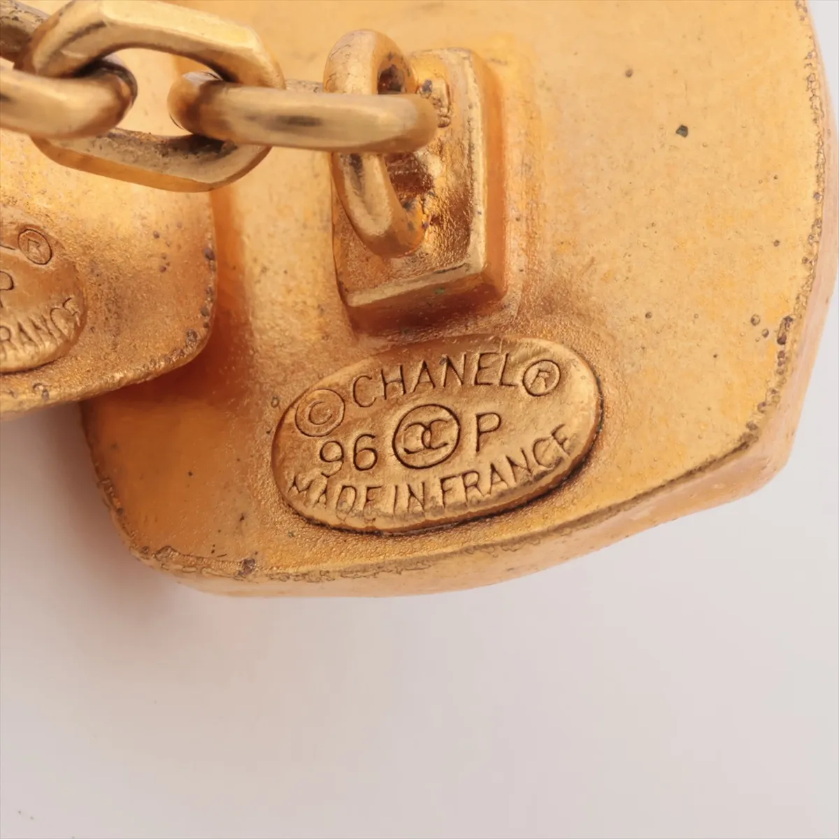 Coco Mark 96P Cufflinks GP Gold x Black — view 3