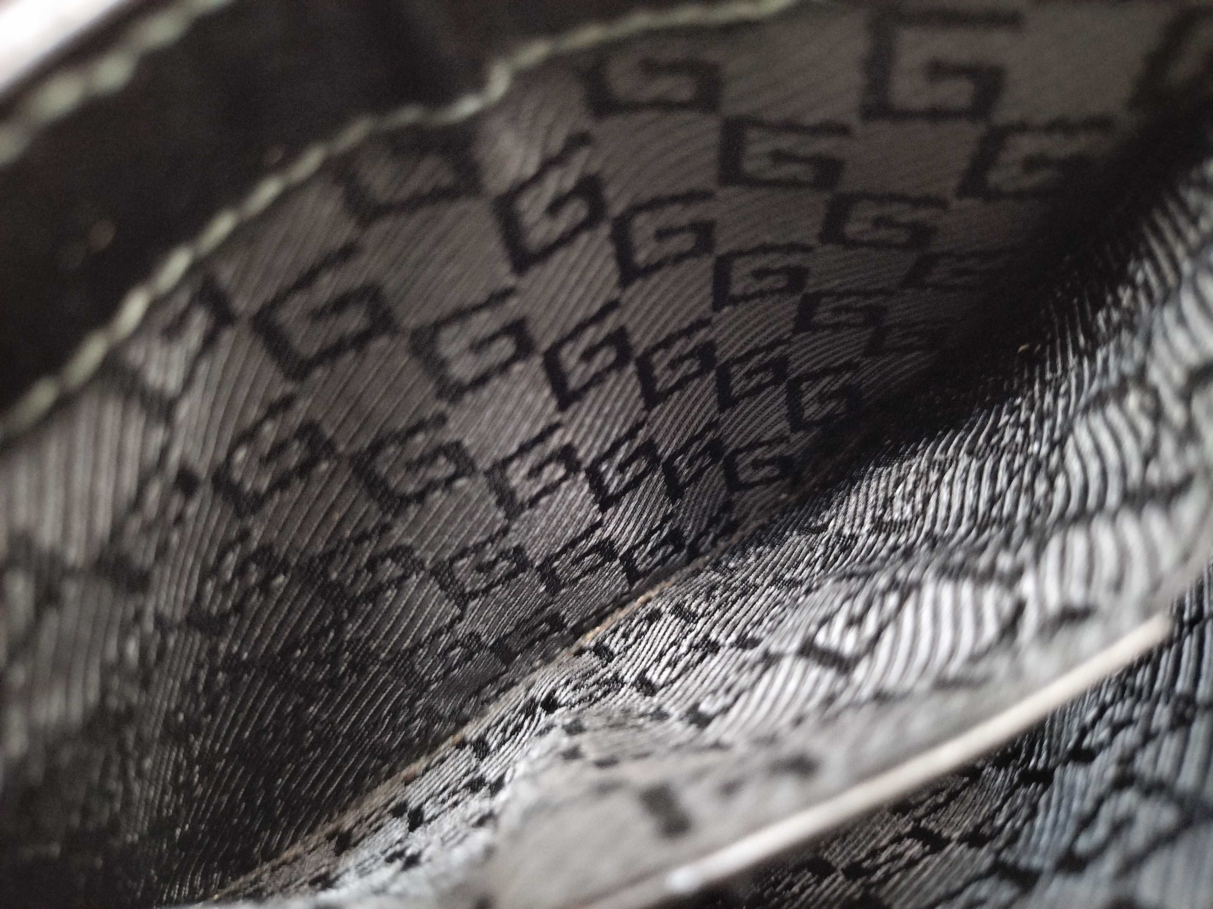 handbag, G logo, patent leather, black shoulder bag — view 13