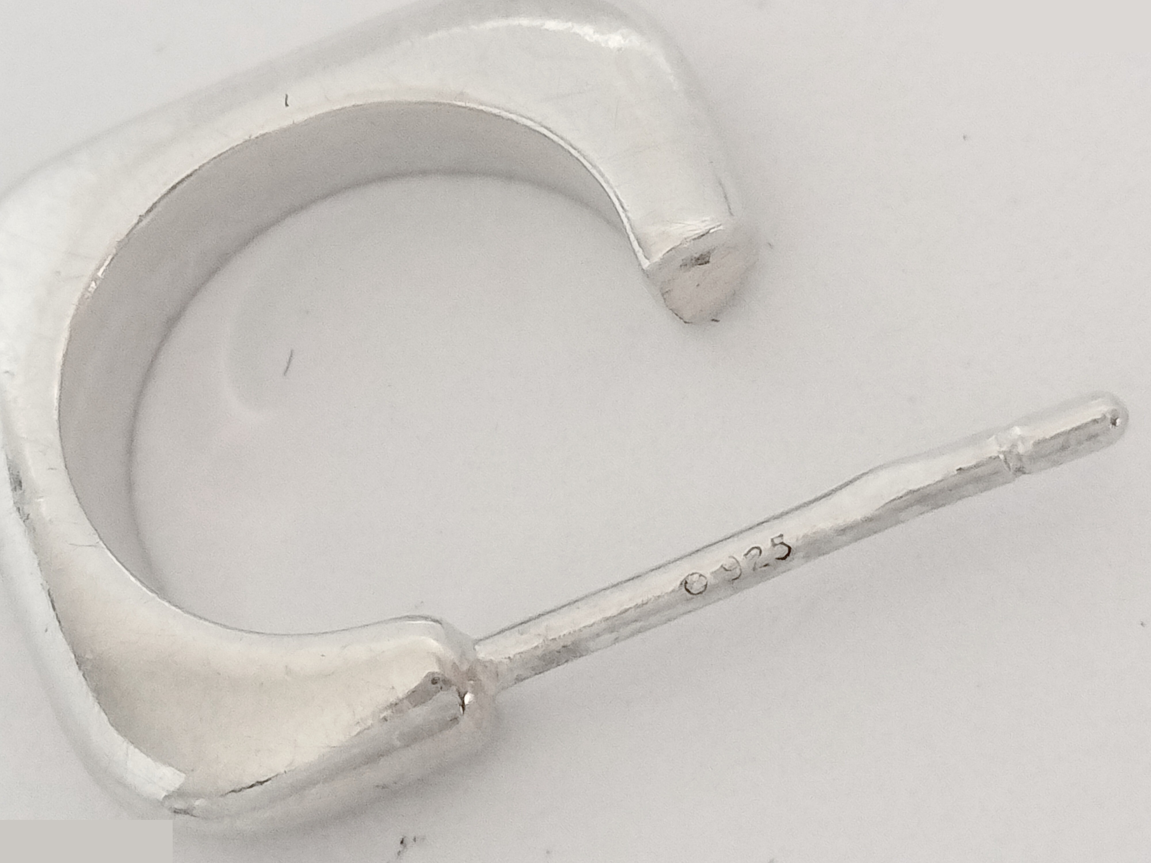 Logo 925 Silver Earrings 4.2g — view 7