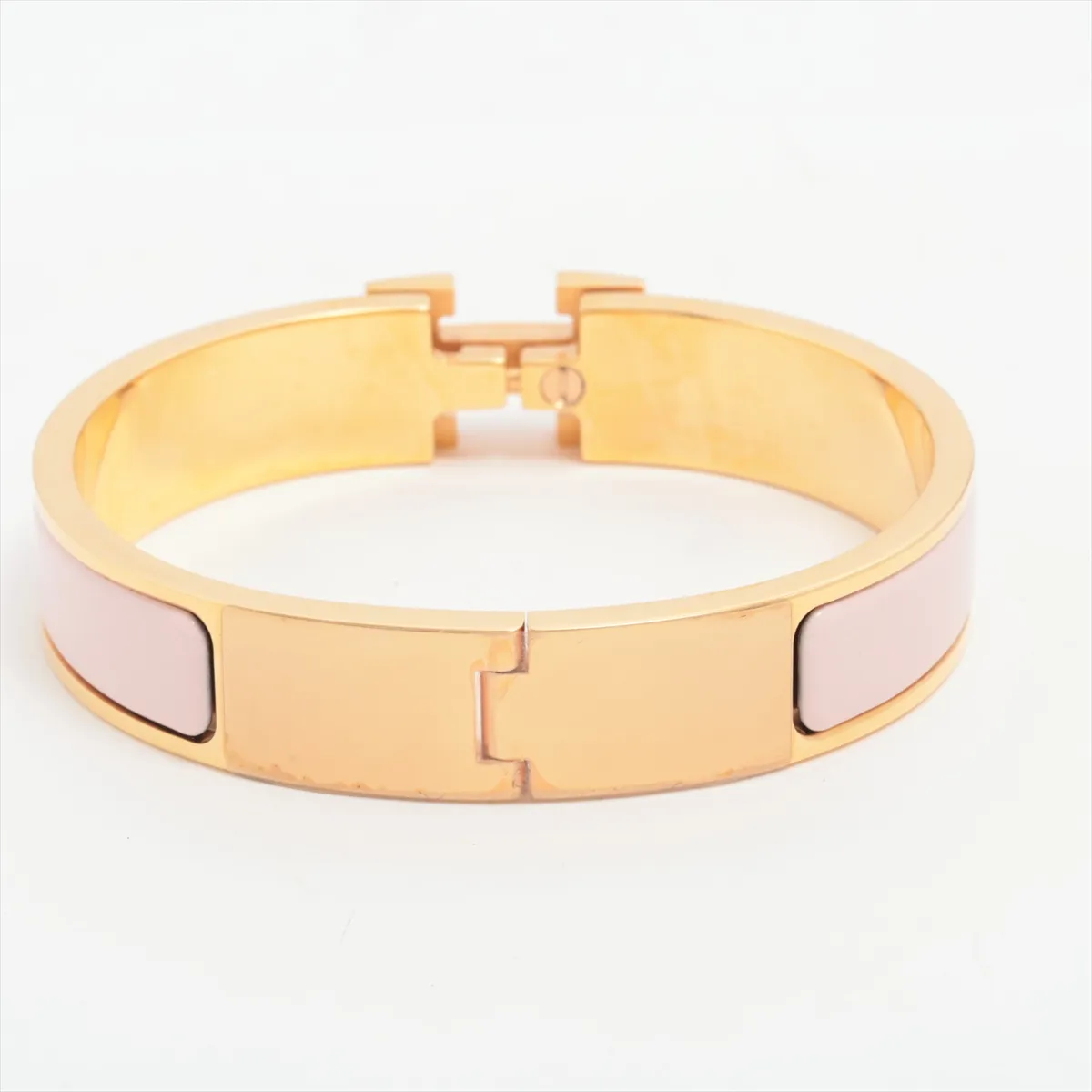 Click H Fan Bangle, GP Gold x Pink. Shows — view 2