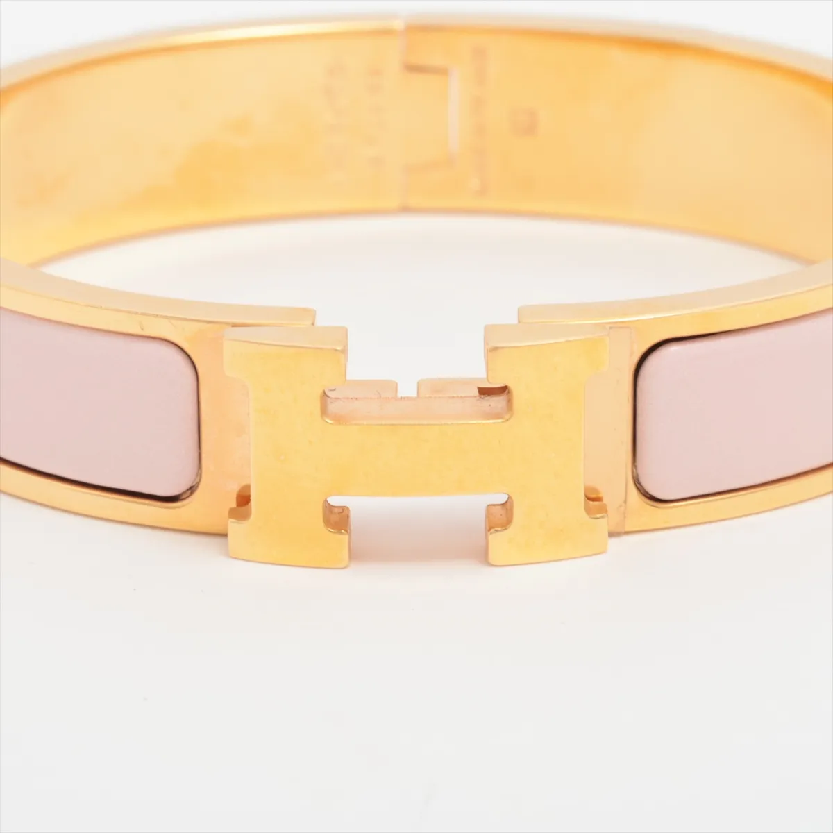 Click H Fan Bangle, GP Gold x Pink. Shows — view 3