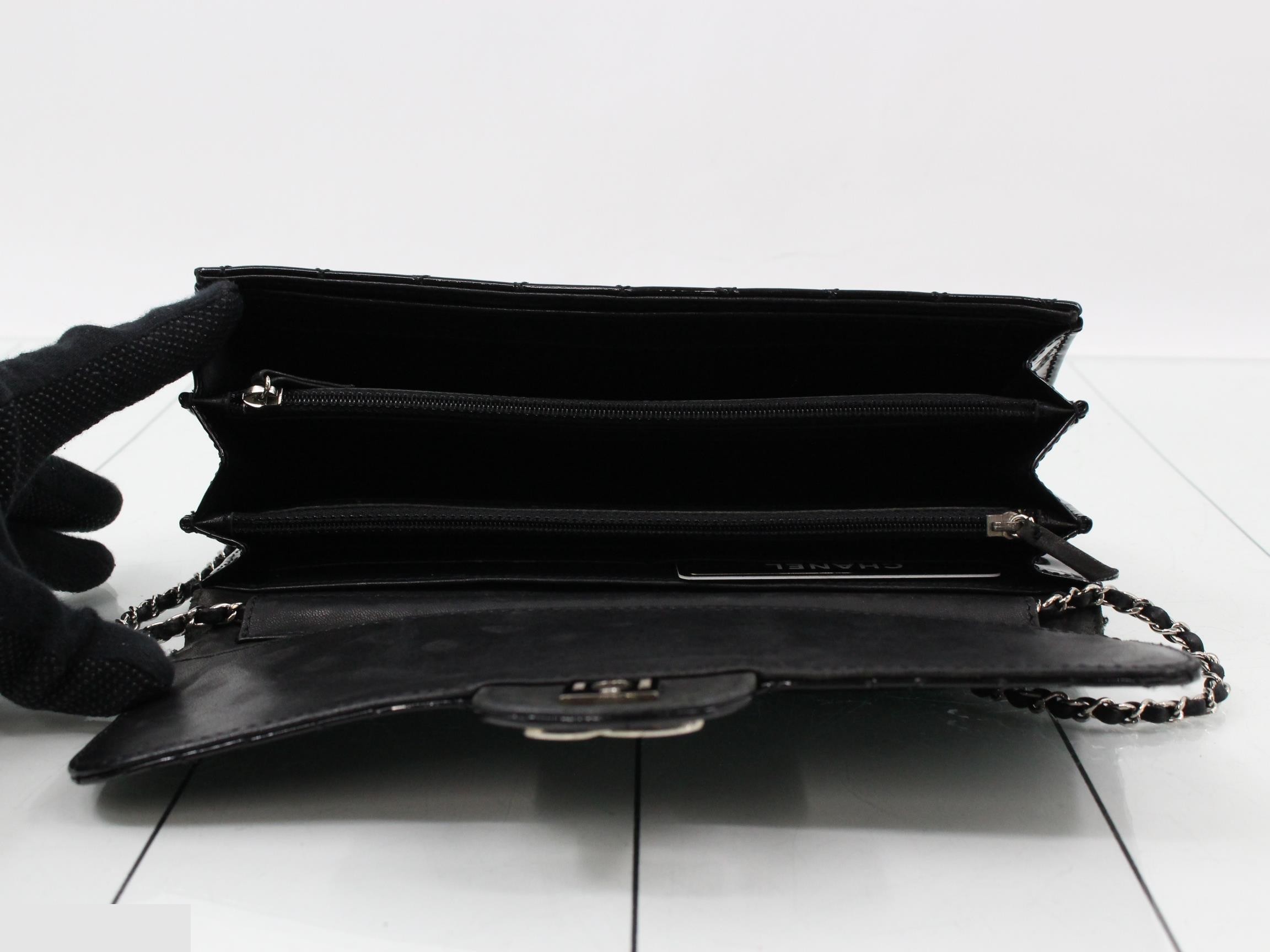 Matelassé (bag) and wallet, patent leather. — view 4