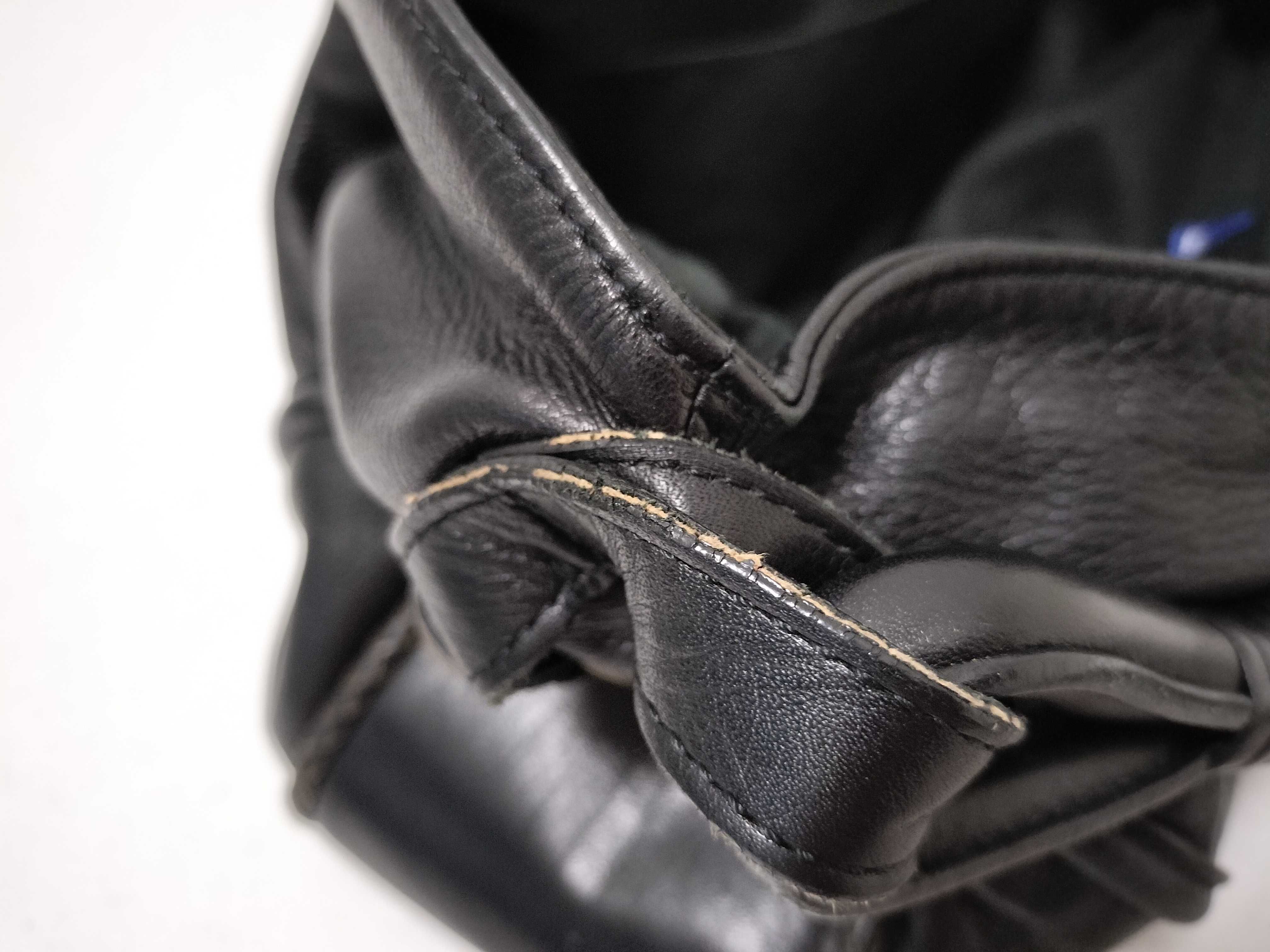 Blue Label Burberry Handbag Leather Black Shoulder Bag — view 15