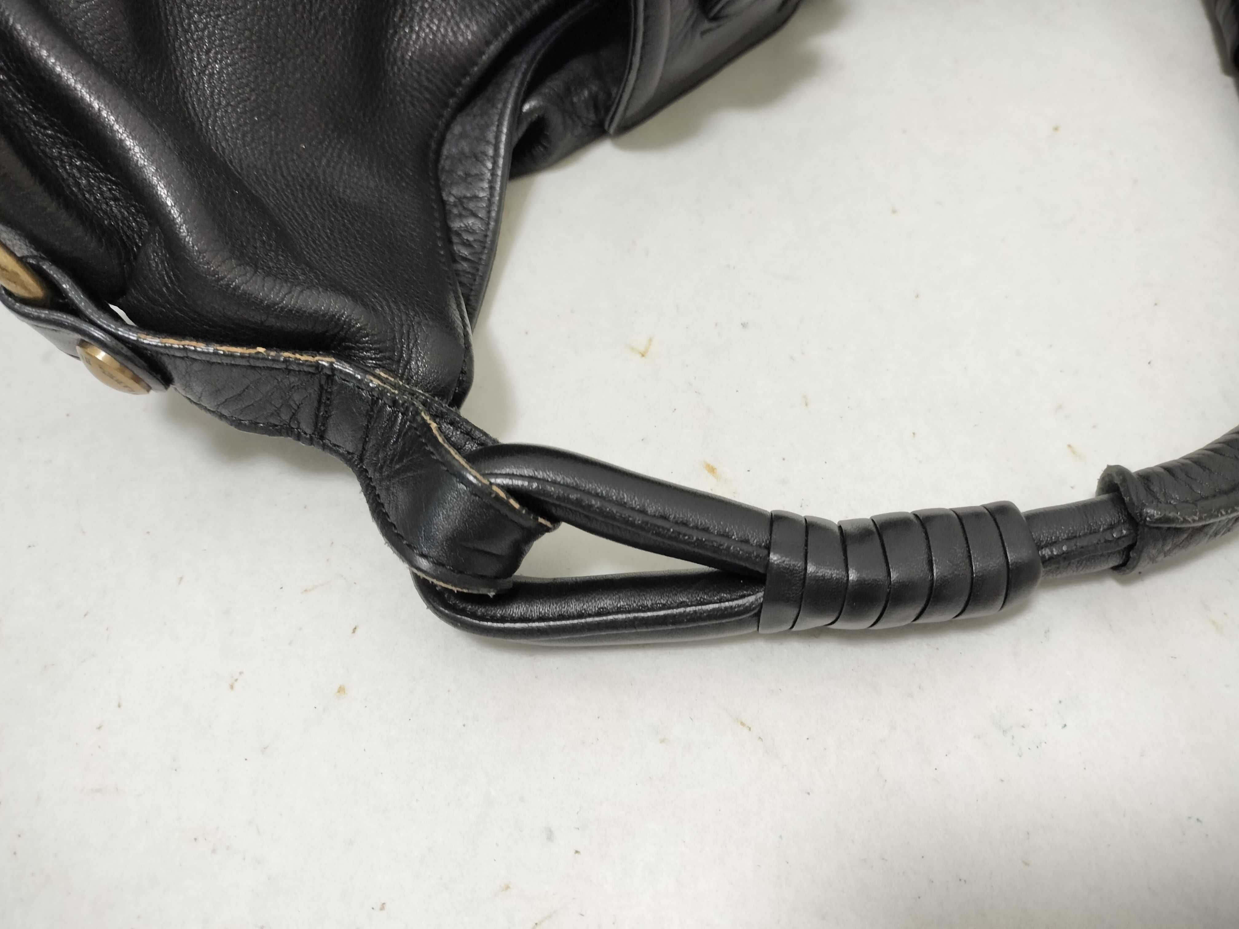 Blue Label Burberry Handbag Leather Black Shoulder Bag — view 5