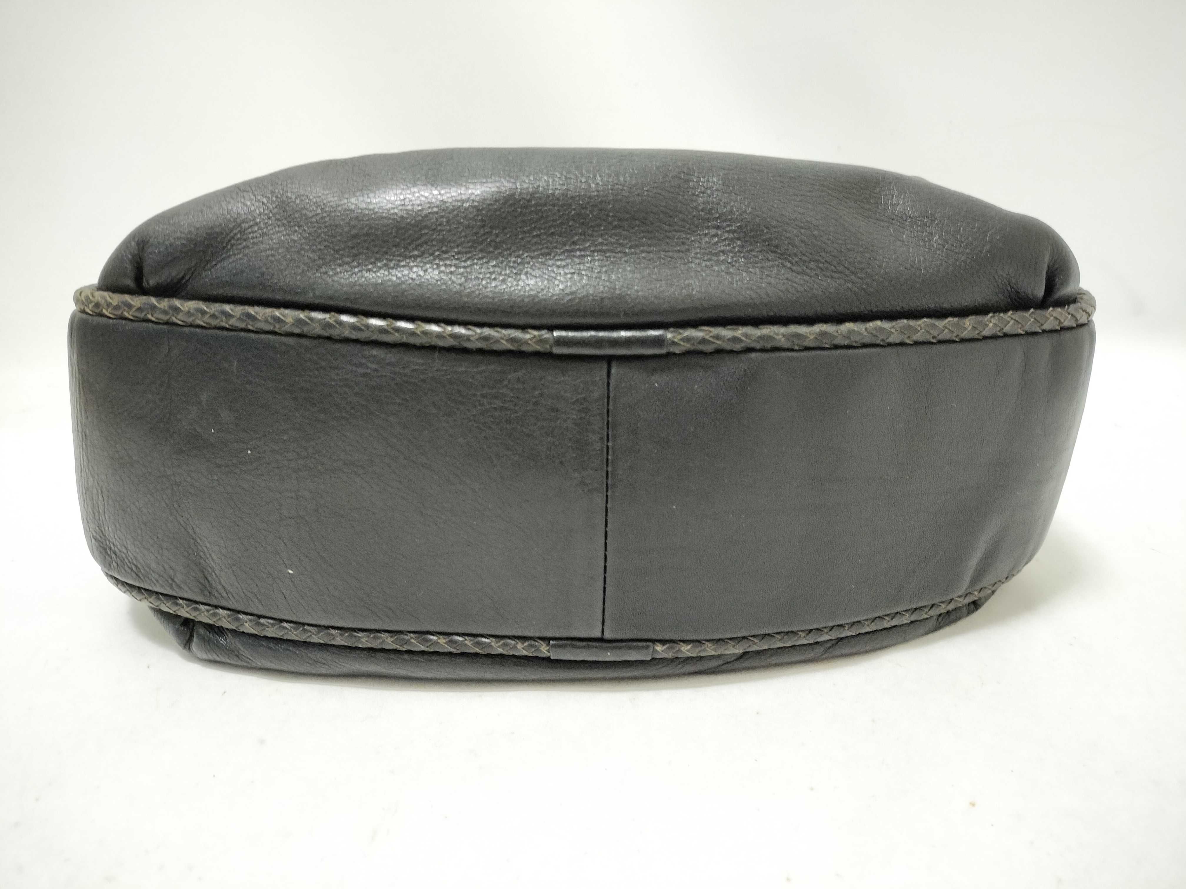 Blue Label Burberry Handbag Leather Black Shoulder Bag — view 7
