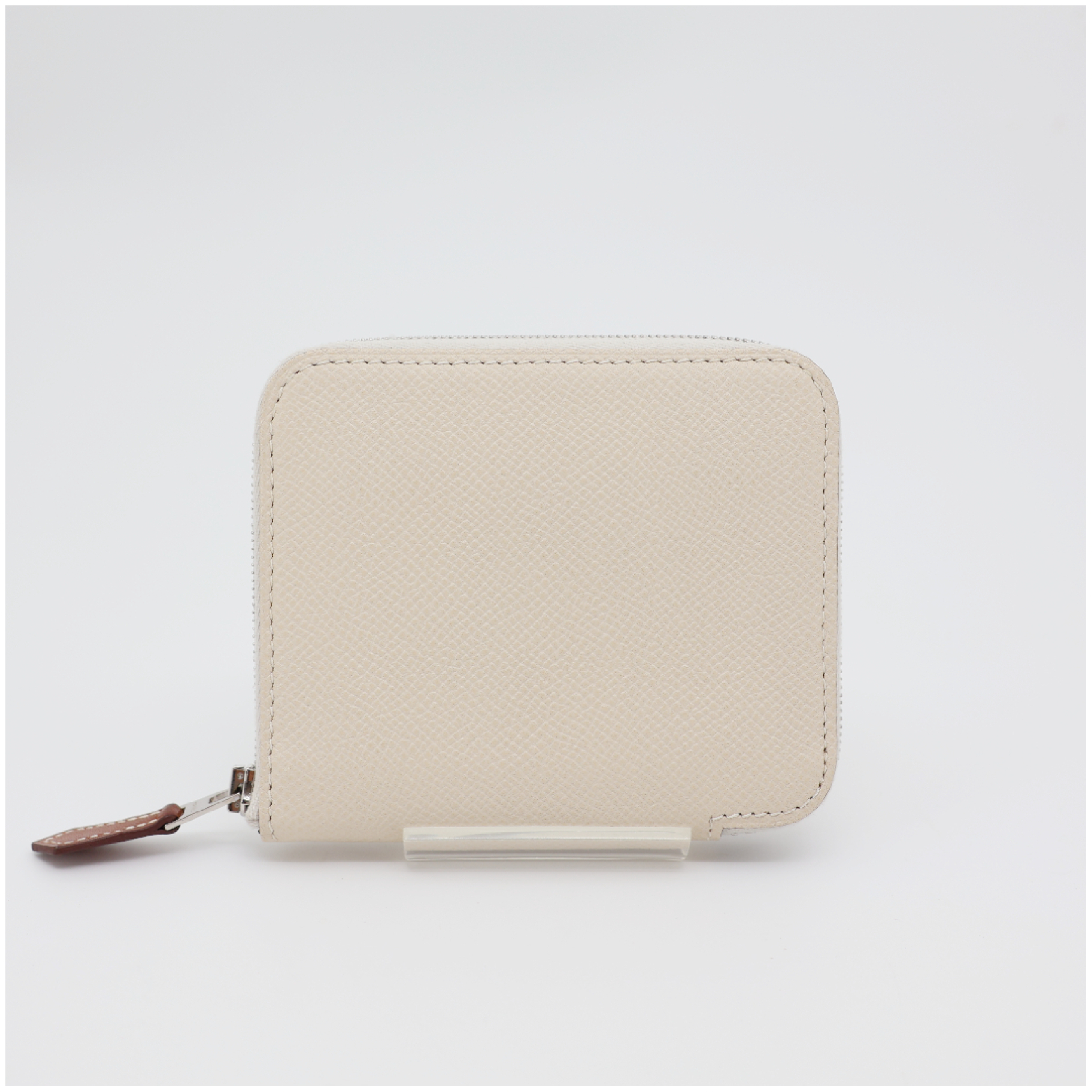 Azap Silk In Compact Nata Veau Epsom Leather Wallet, U Stamp, Box Included. — view 2