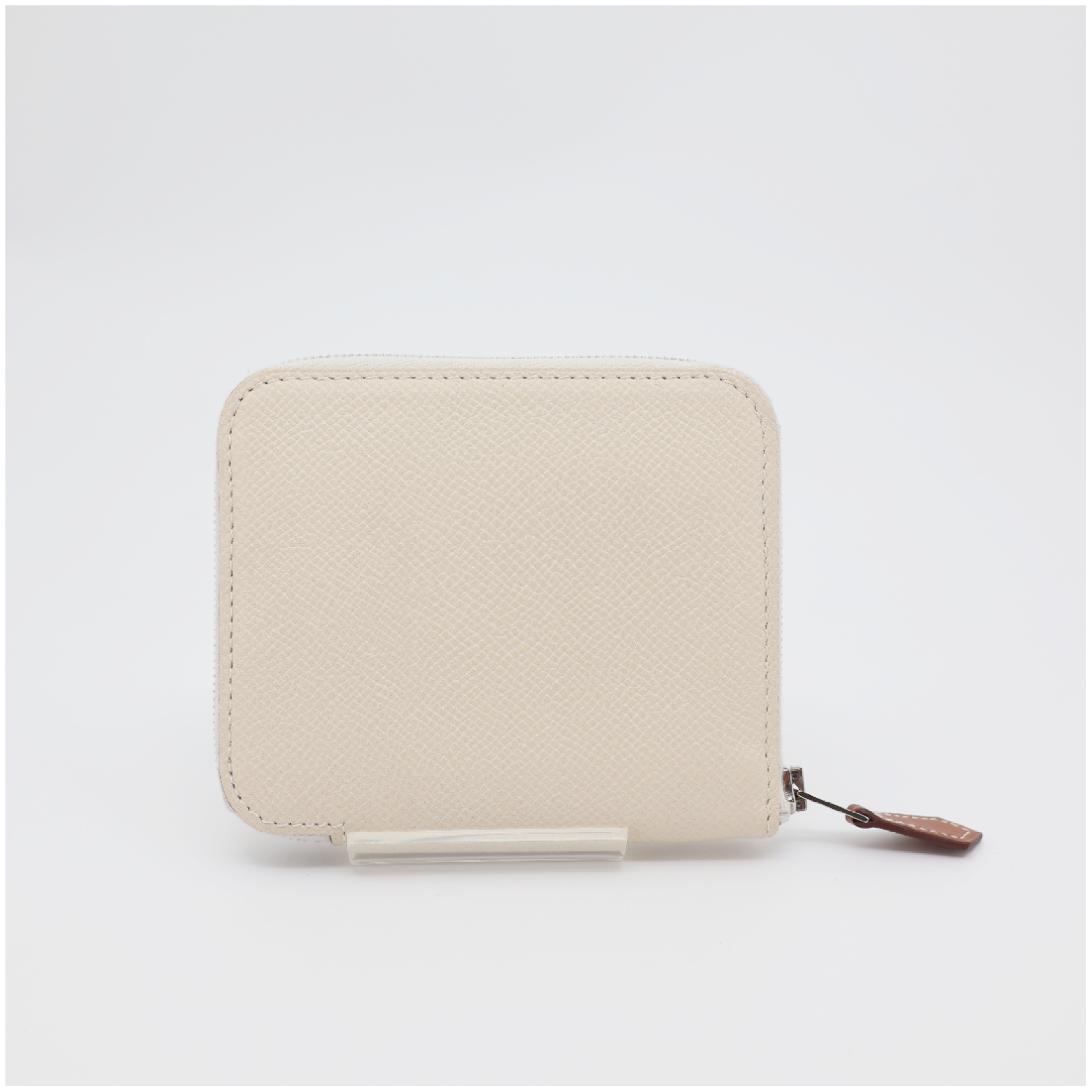 Azap Silk In Compact Nata Veau Epsom Leather Wallet, U Stamp, Box Included. — view 3
