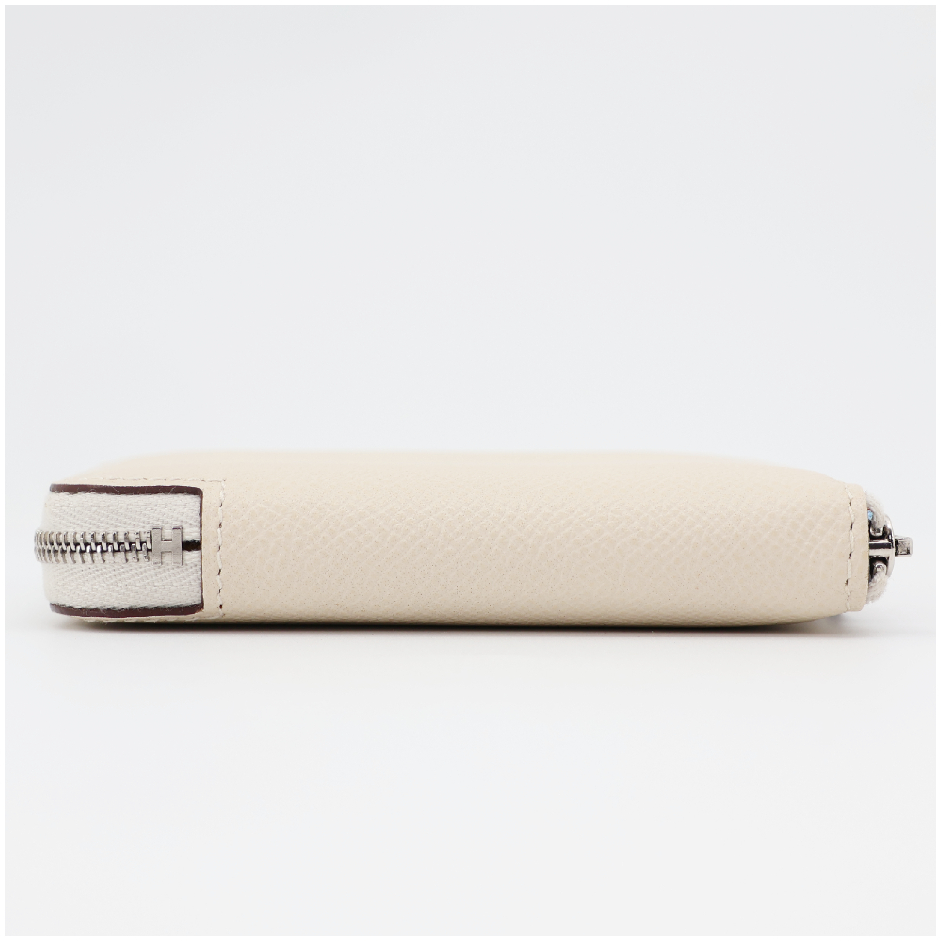 Azap Silk In Compact Nata Veau Epsom Leather Wallet, U Stamp, Box Included. — view 9