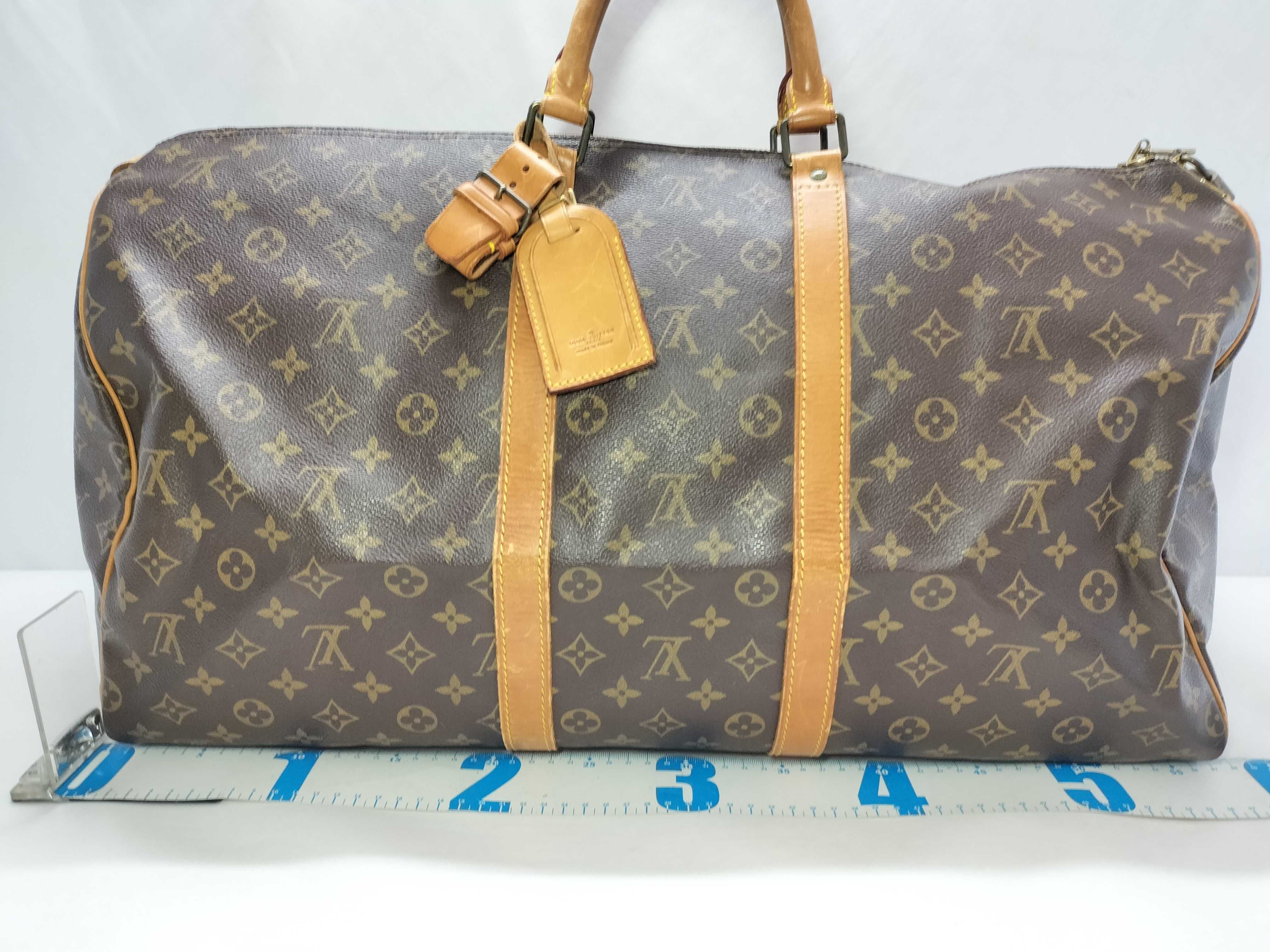 Monogram Louis Vuitton Keepall 55 Monogram M41424 VI872 Boston Bag — view 2