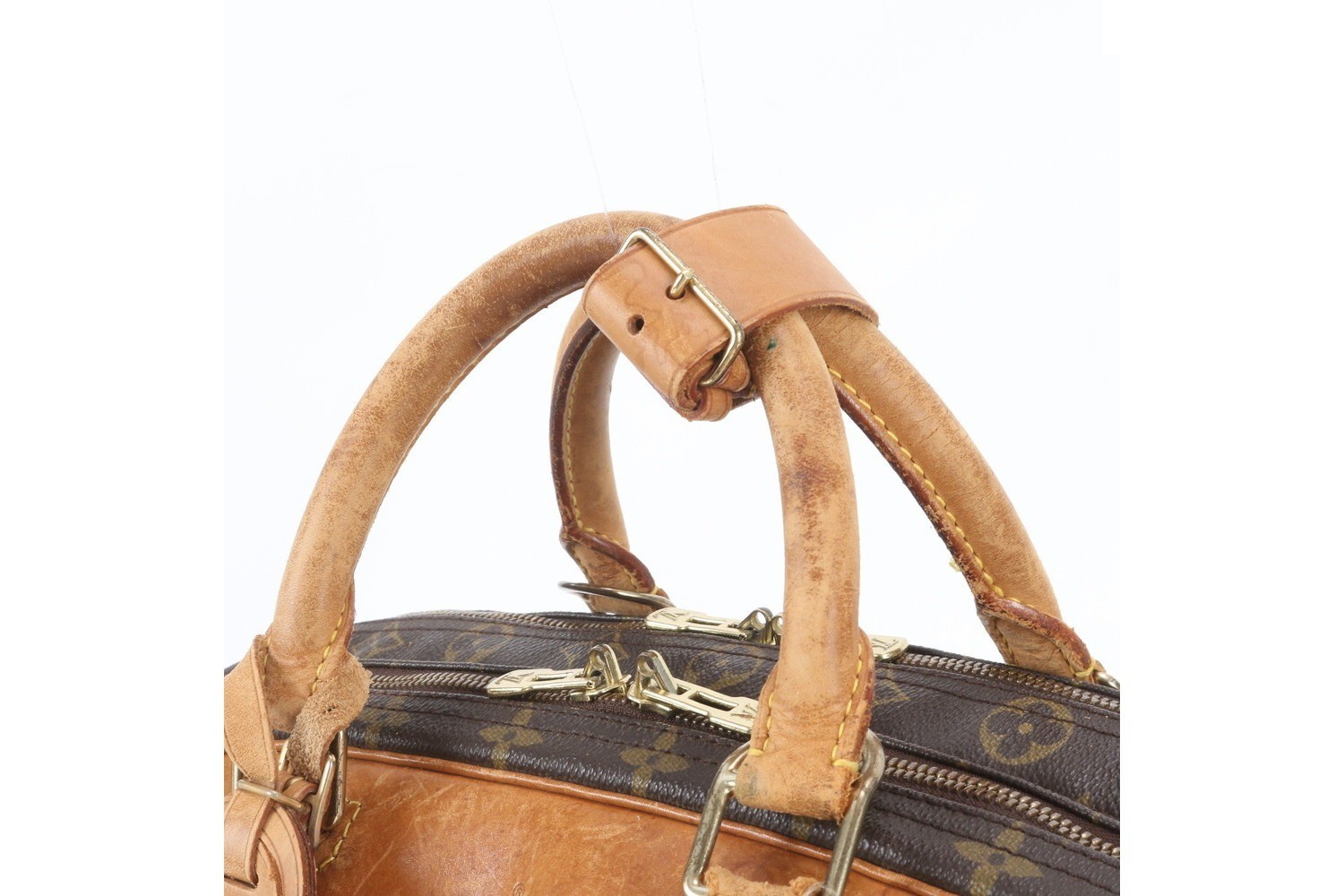 Monogram Alizé 24H M41399 Leather Boston Bag — view 2