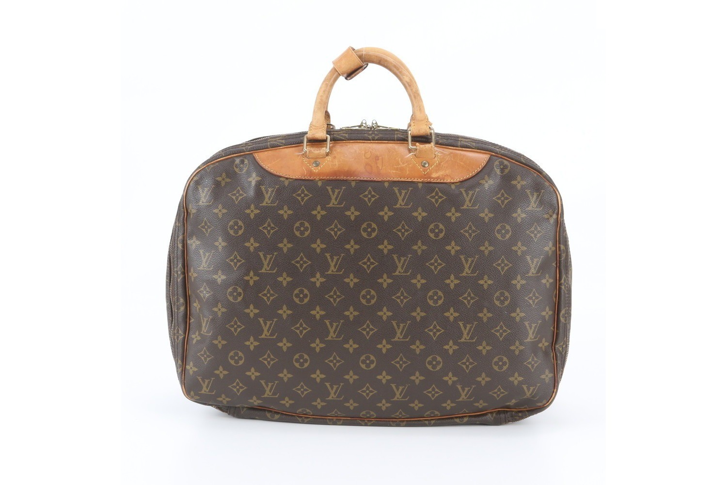 Monogram Alizé 24H M41399 Leather Boston Bag — view 3