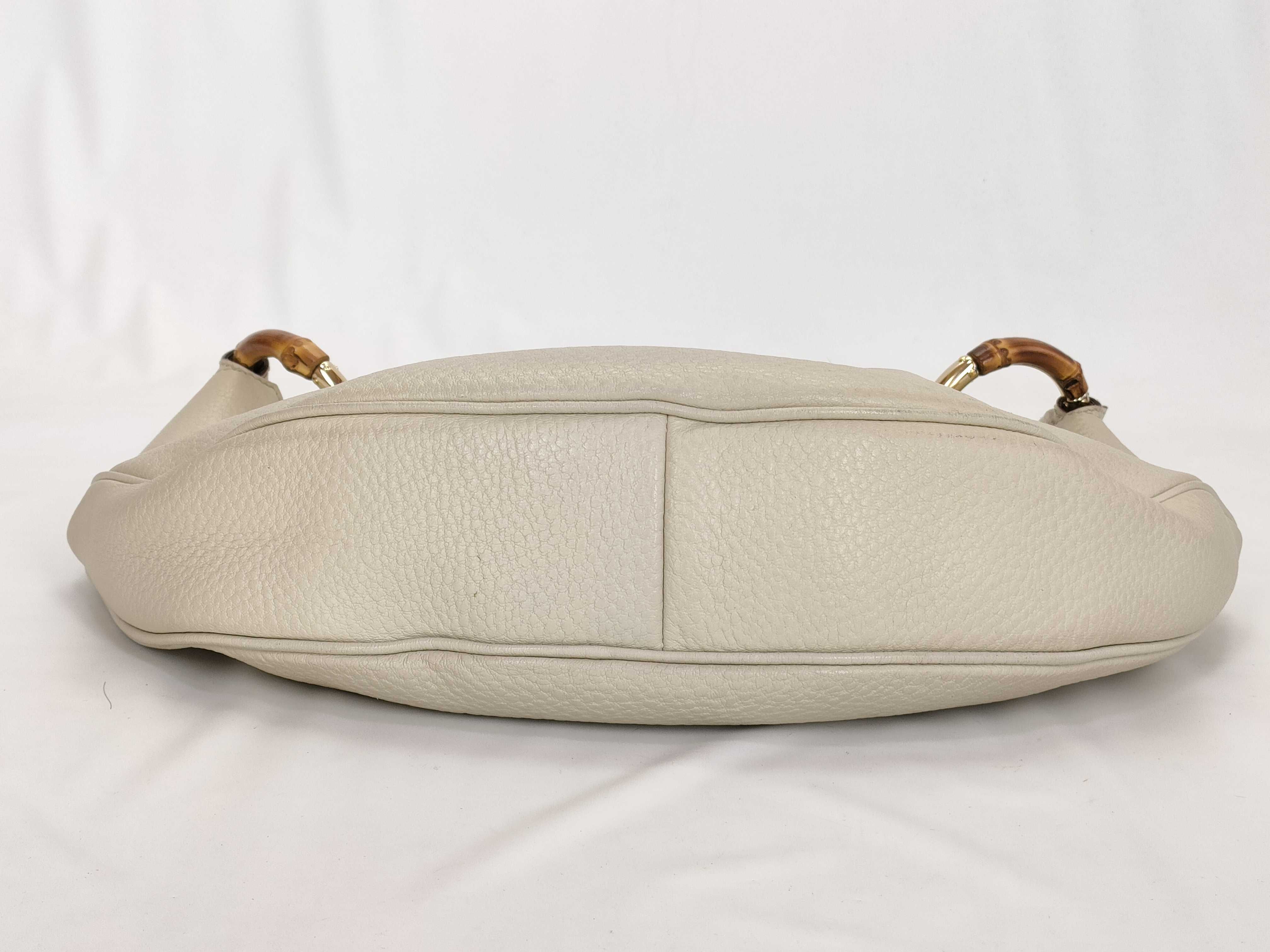 Bamboo Leather Handbag Shoulder Bag — view 8