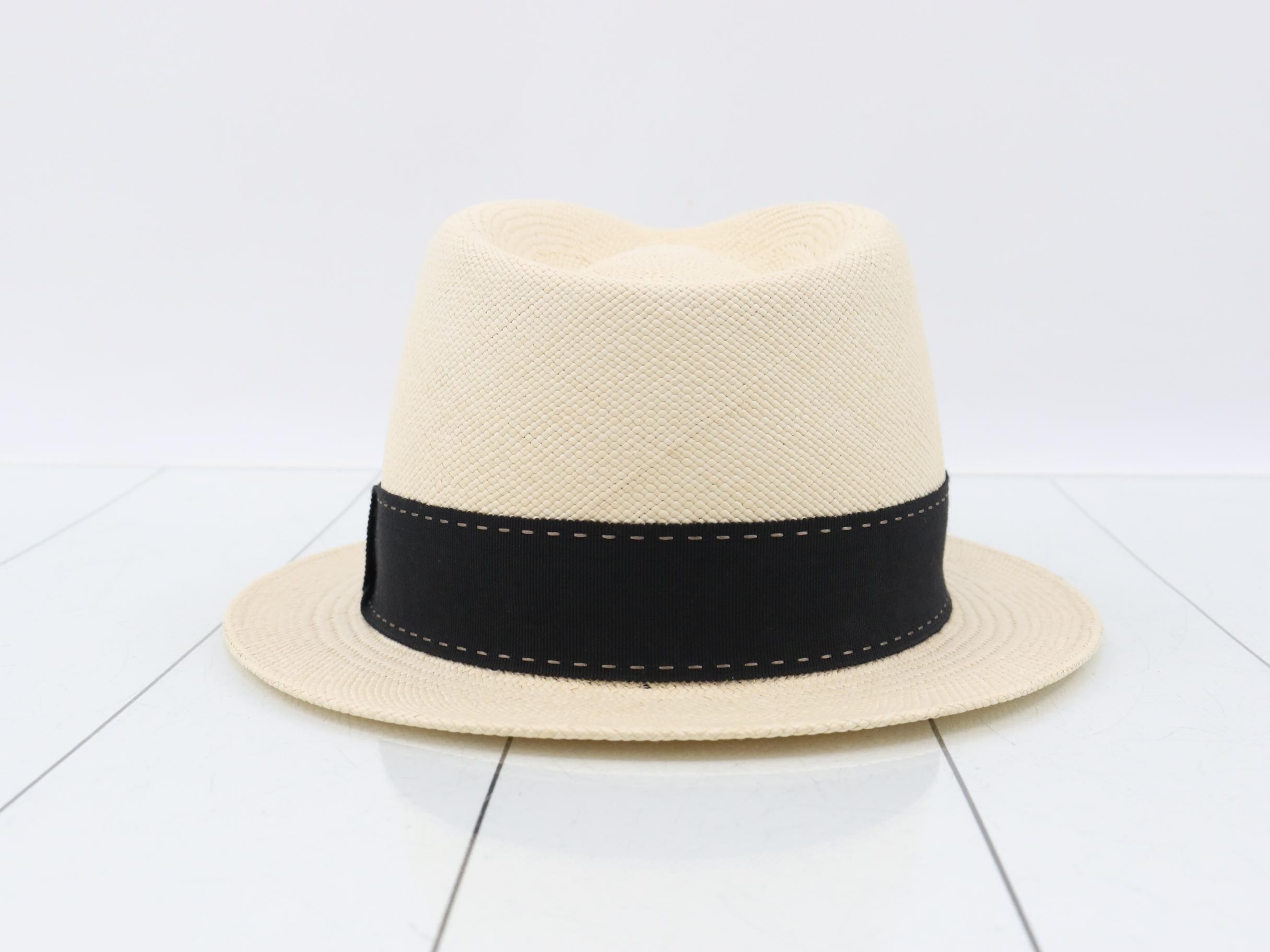 Straw hat, natural — view 2