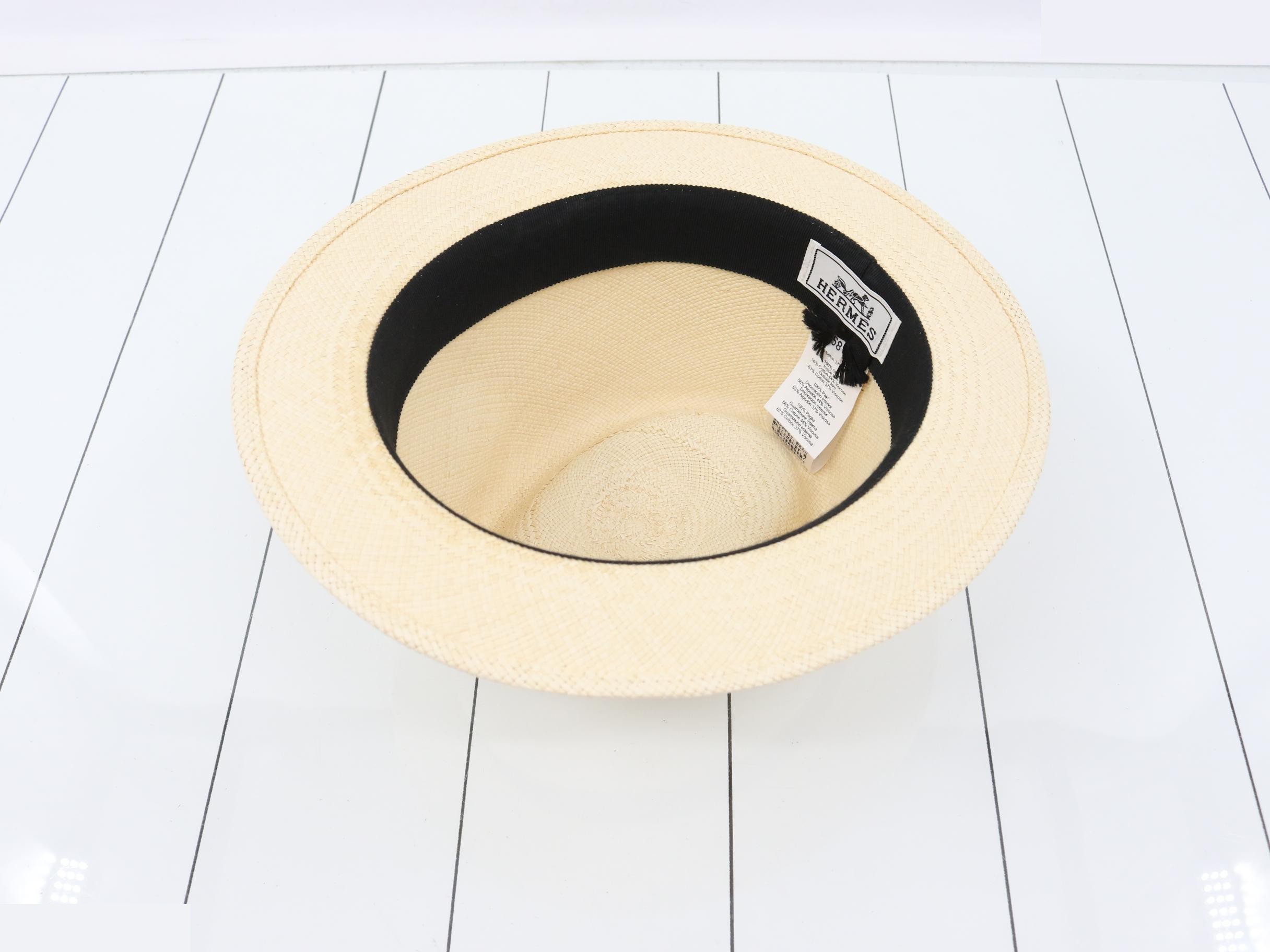 Straw hat, natural — view 3