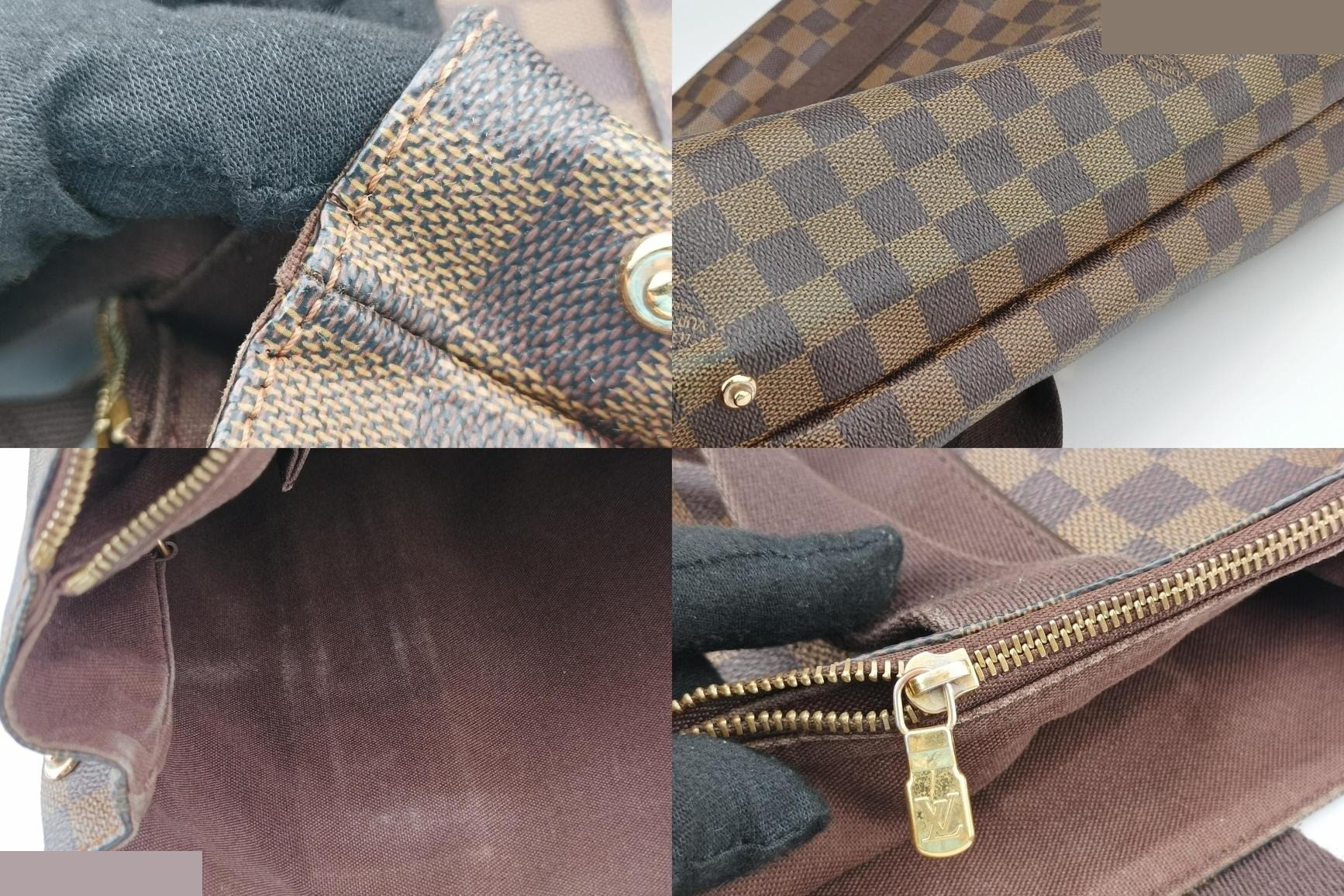 Cabas Beaubourg Damier Canvas Ebene — view 9