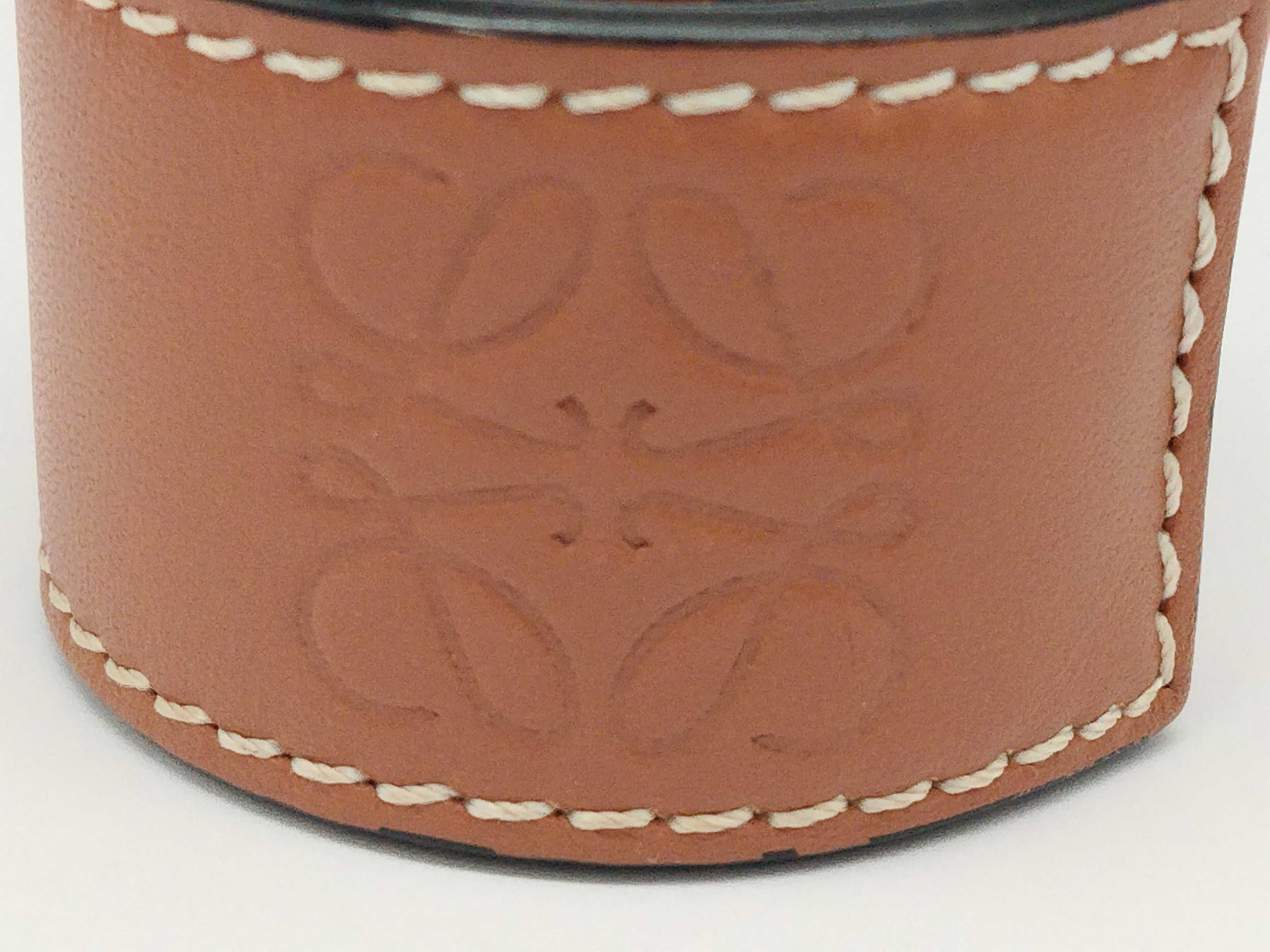 Slap Bracelet Small Anagram Leather Brown Bracelet Bangle Bracelet & Bangle — view 11
