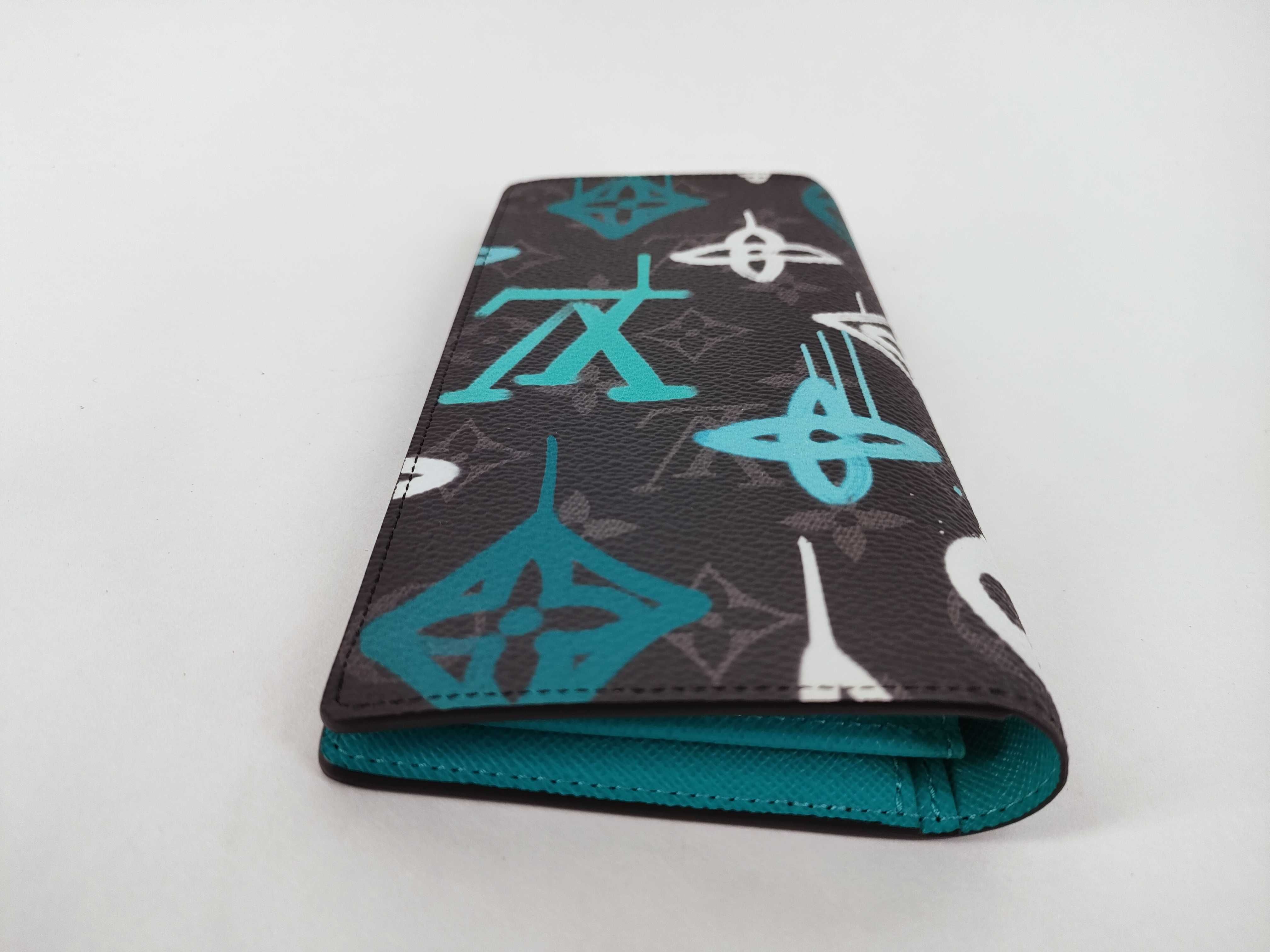 Monogram Empreinte Louis Vuitton Portefeuille Brazza NW Eclipse Wallet — view 6