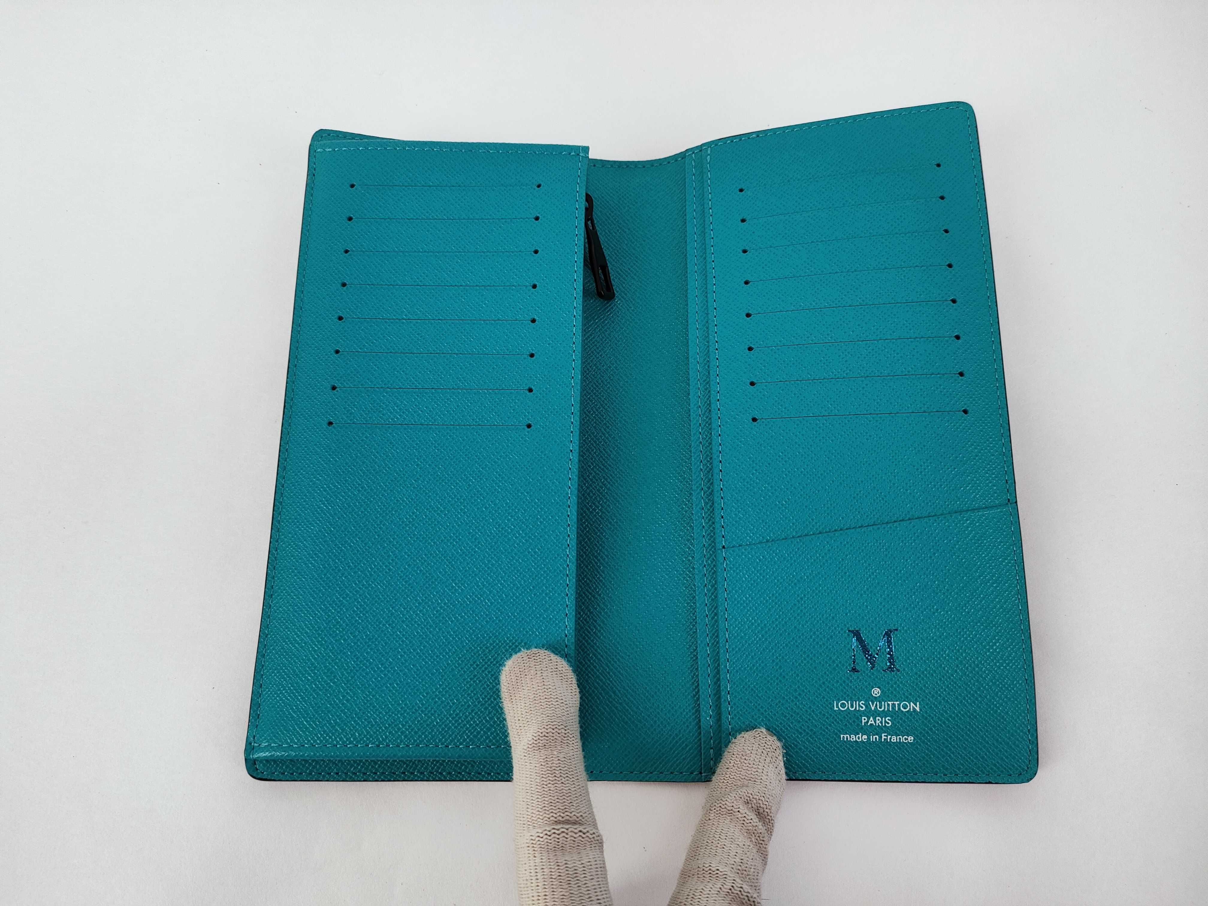 Monogram Empreinte Louis Vuitton Portefeuille Brazza NW Eclipse Wallet — view 9