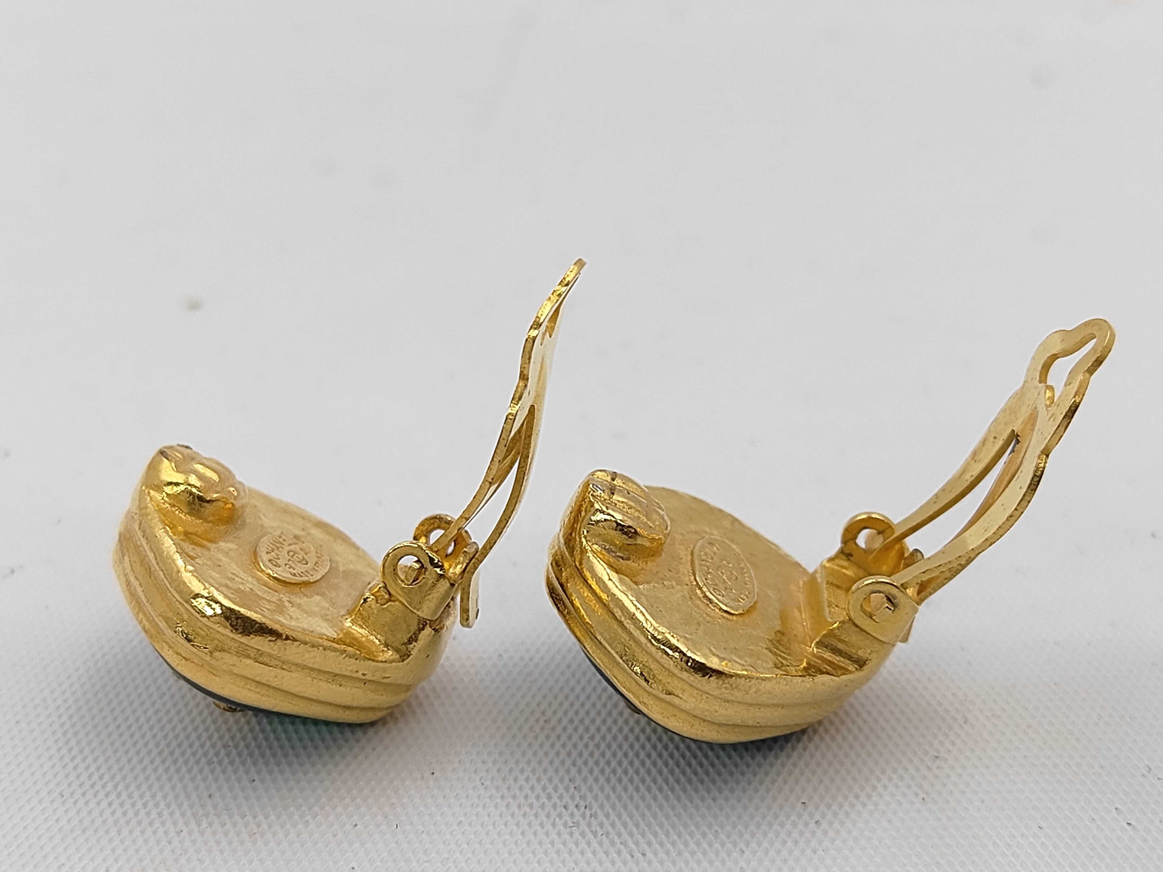 Coco Mark Gripoix Earrings (with markings) — view 4