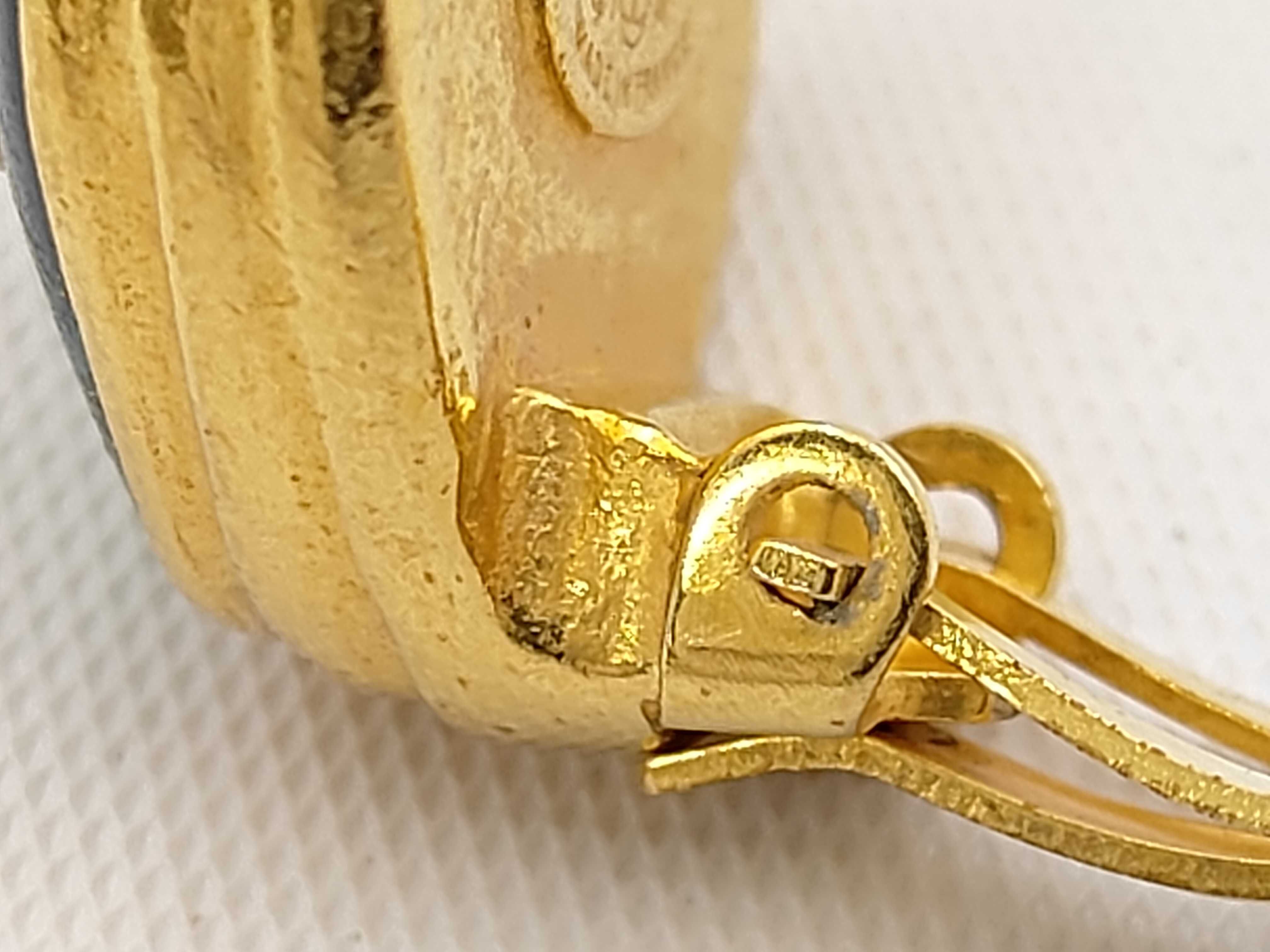 Coco Mark Gripoix Earrings (with markings) — view 6