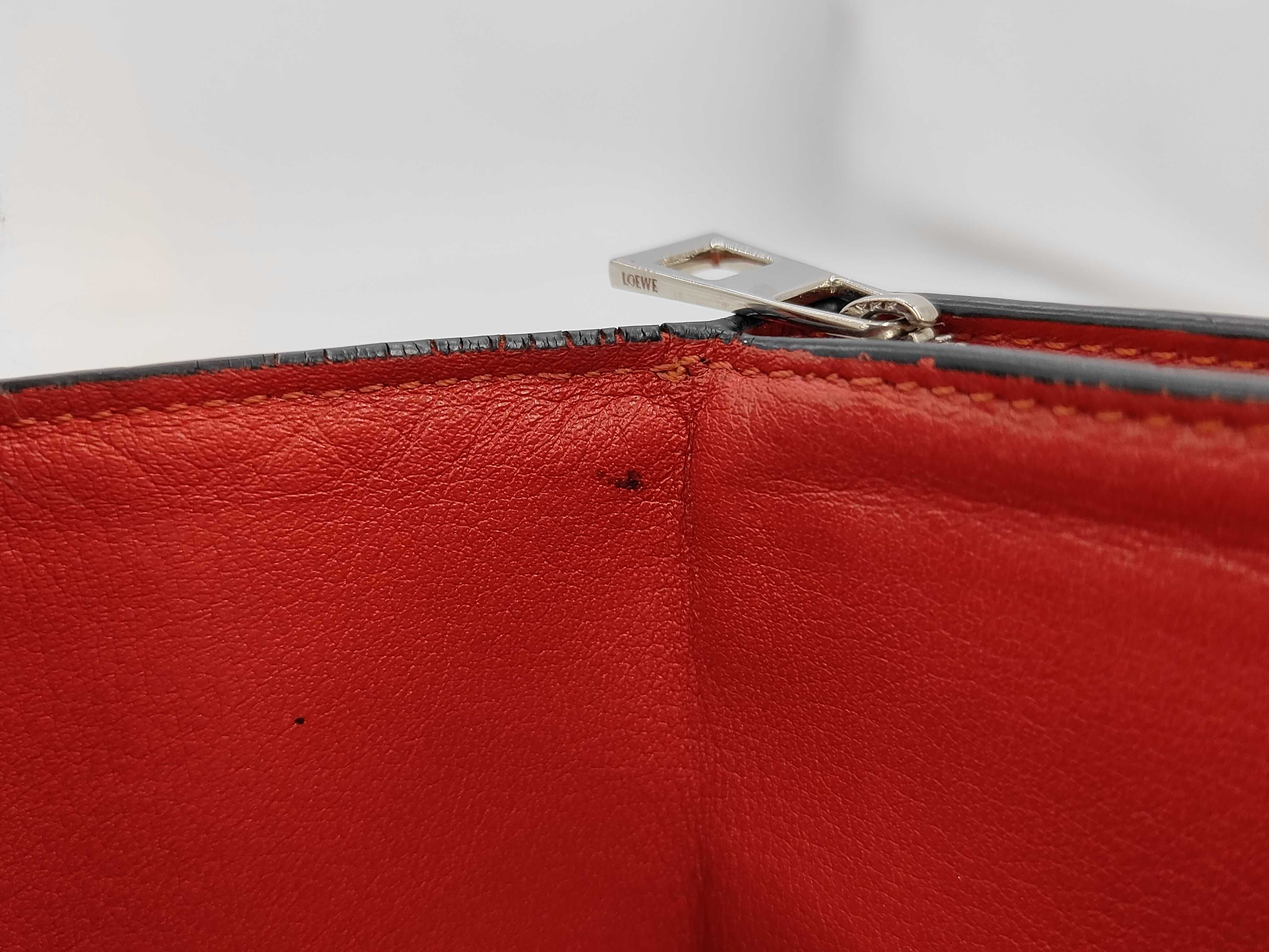 Leather Repeat Anagram Compact Wallet — view 10