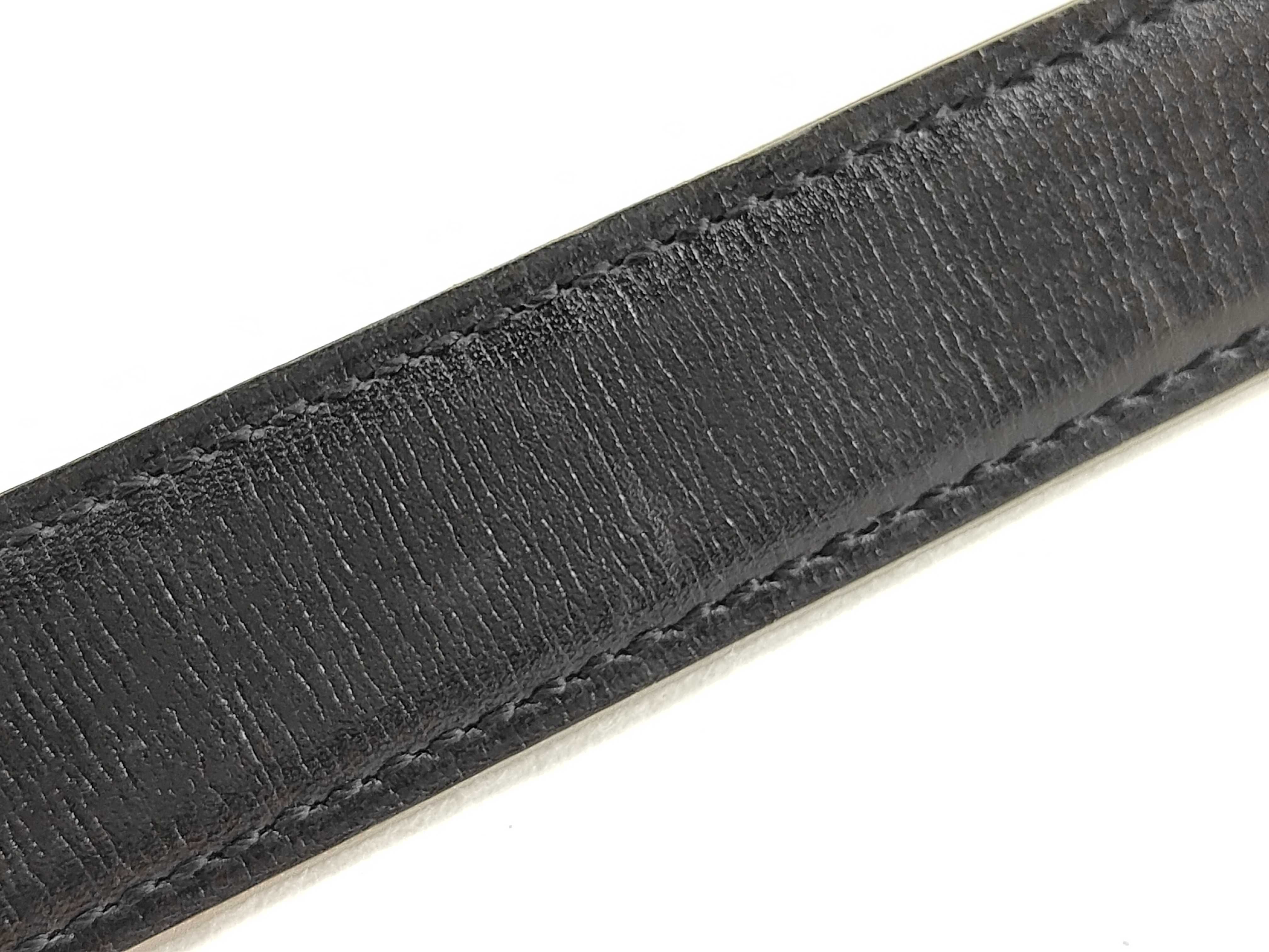 Mini Constance H Belt Z: Belt Black x Gold Belt — view 8