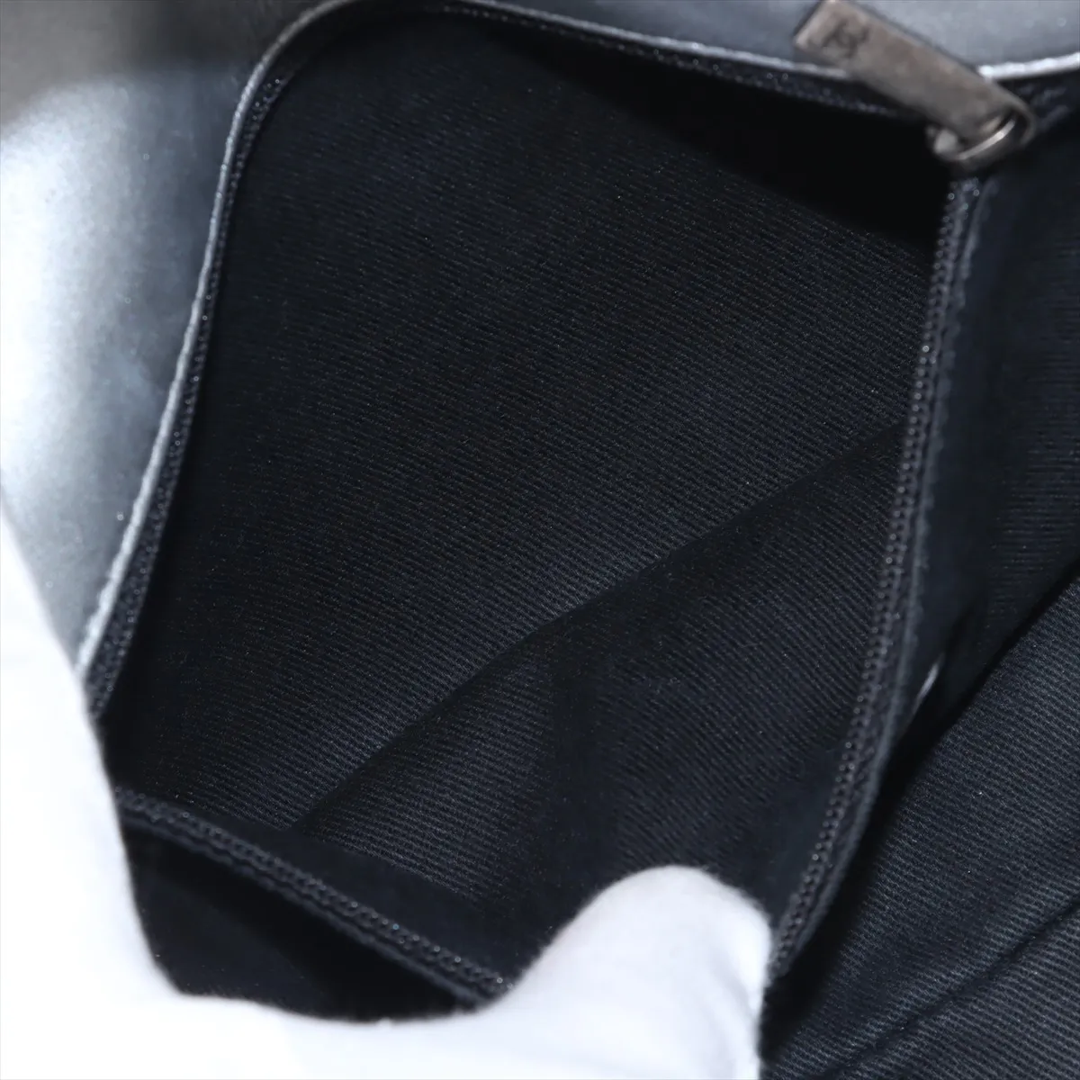 Coco Mark Leather Single Flap Double Chain Bag Coco Perfume Silver Gunmetal Hardware 19247464 19th Series — view 7