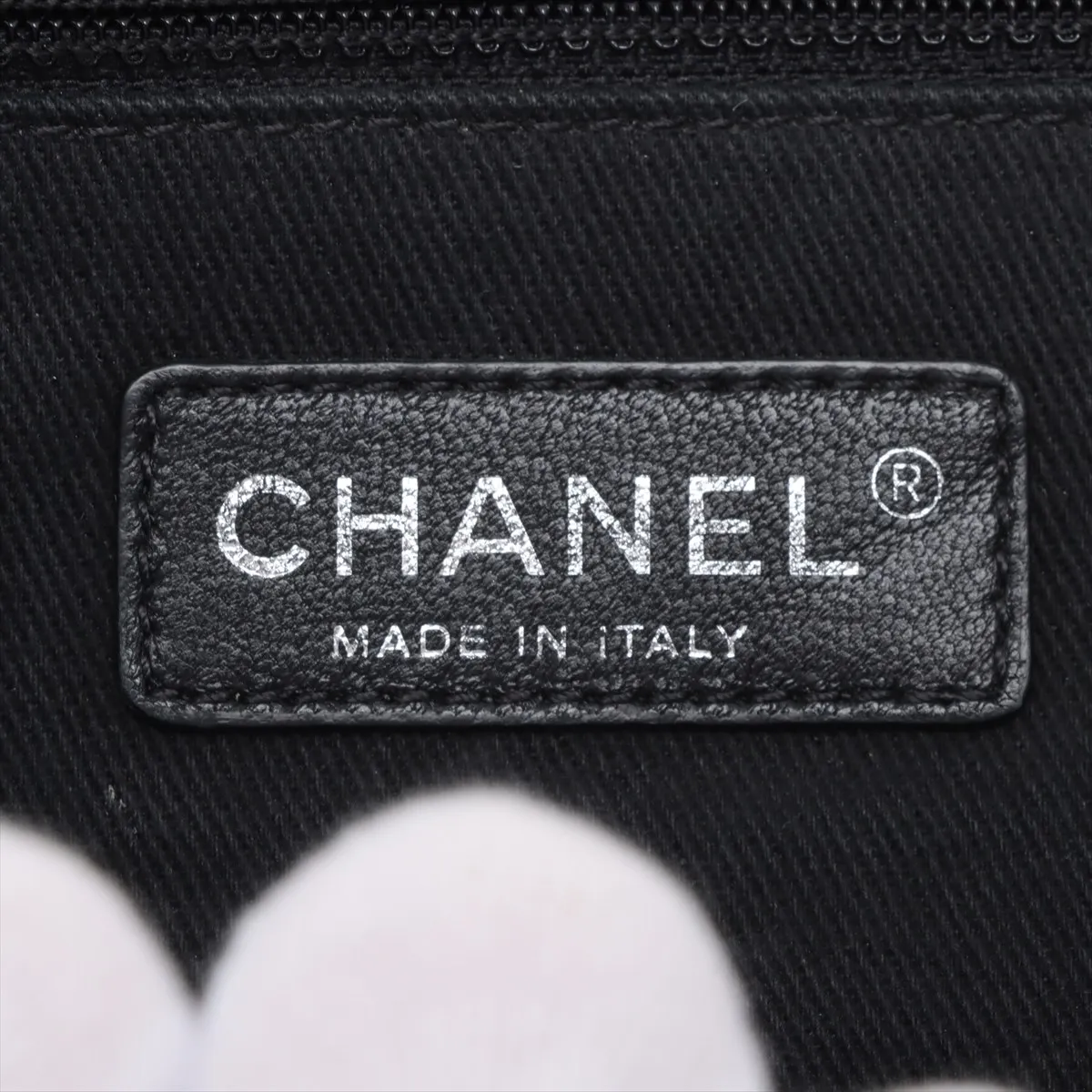 Coco Mark Leather Single Flap Double Chain Bag Coco Perfume Silver Gunmetal Hardware 19247464 19th Series — view 8