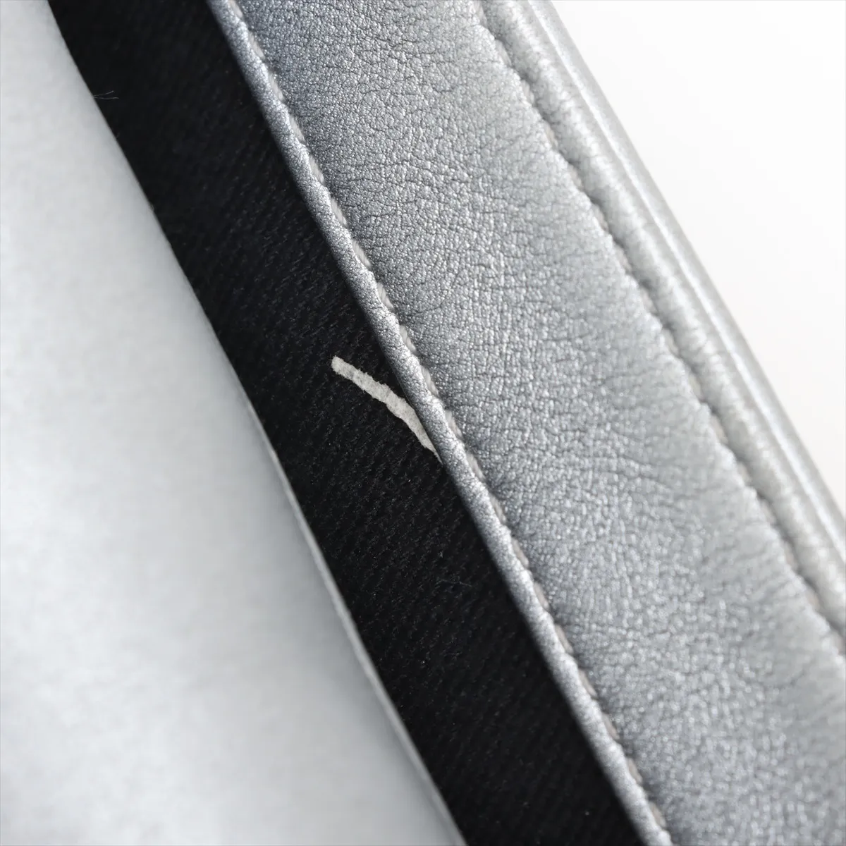 Coco Mark Leather Single Flap Double Chain Bag Coco Perfume Silver Gunmetal Hardware 19247464 19th Series — view 9
