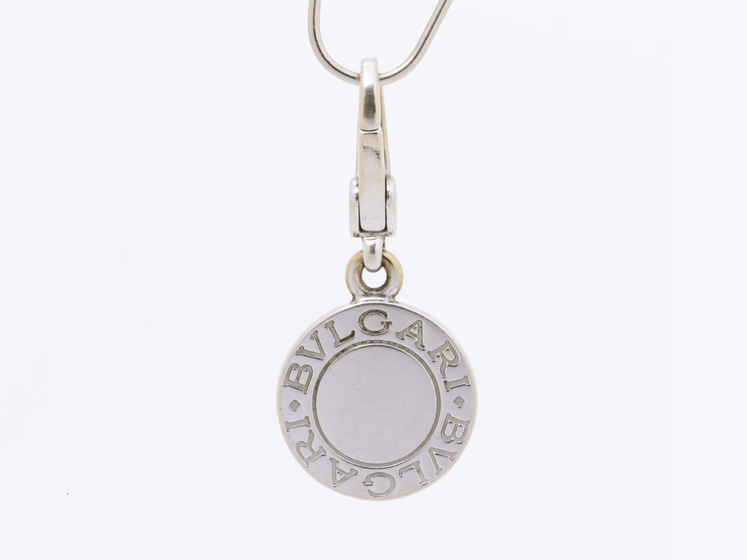 750WG Bulgari pendant top, 3.8g, onyx — view 4