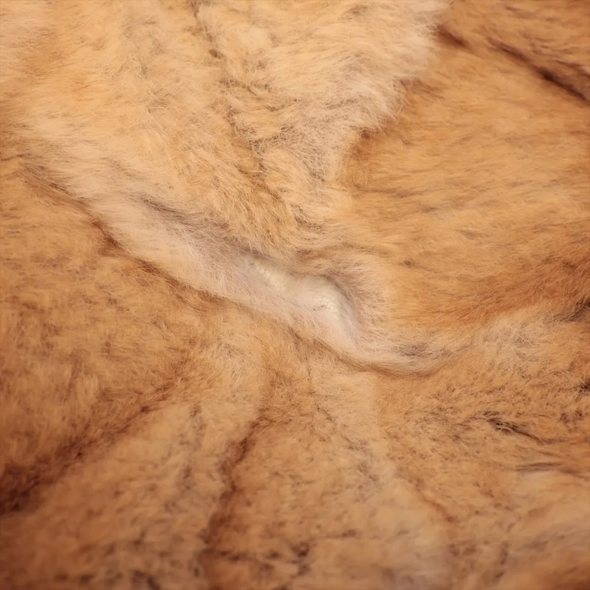 fur x leather shoulder bag brown 137621 — view 11